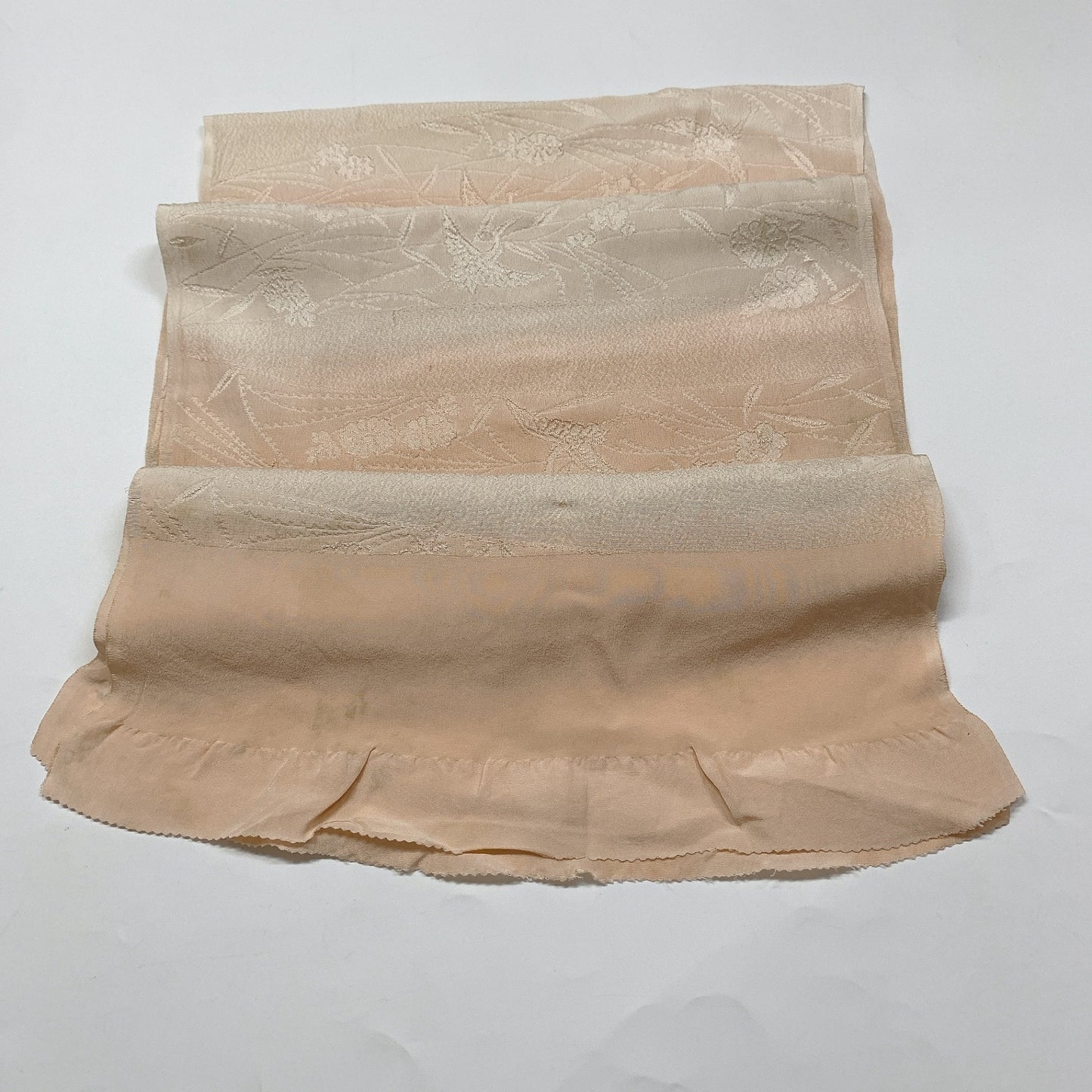 9013# Japanese Kimono Accessory Vintage Obiage and Obijime 2-piece Set Silk