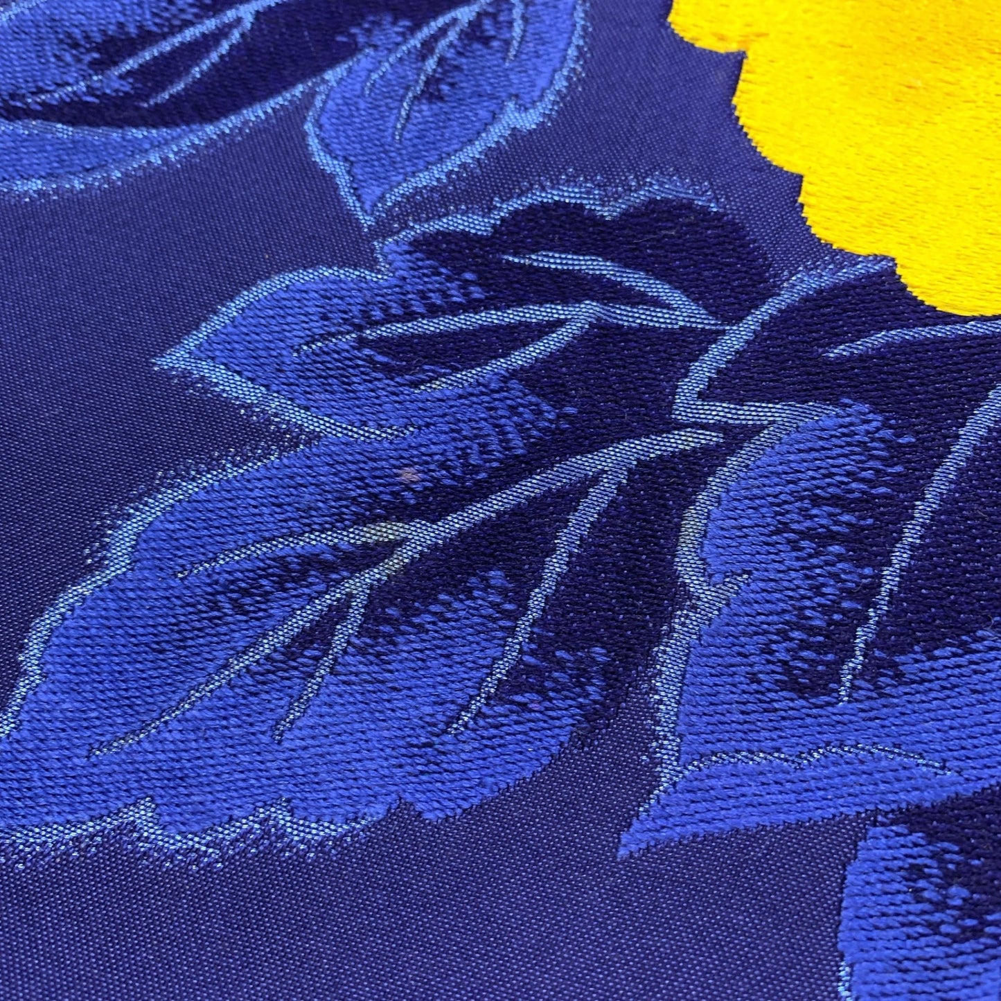 ［8917］袋帯 牡丹文様 銀糸 刺繍 六通 正絹 着物 フォーマル