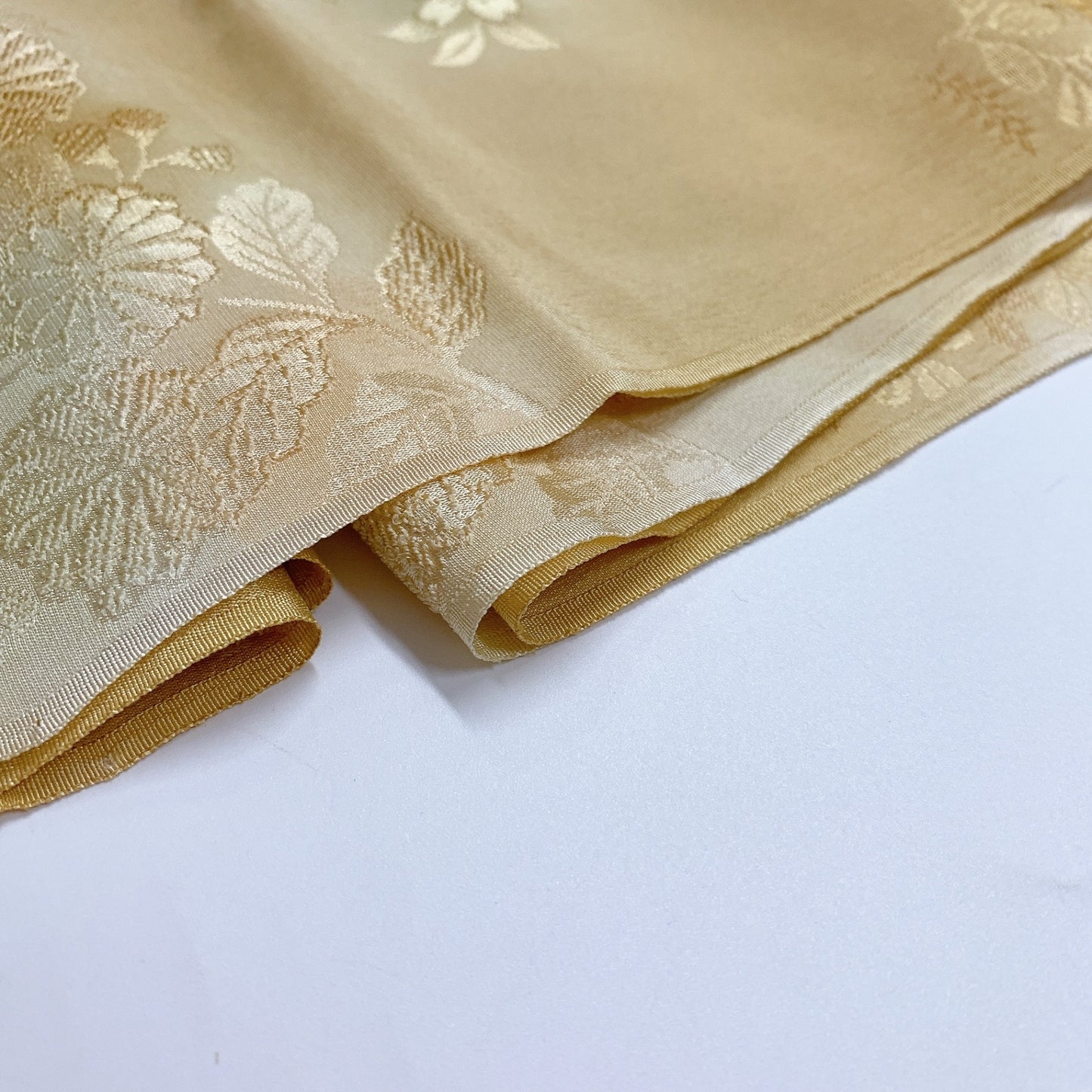 ［8394］帯締め 帯揚げ セット 草花吉祥文様 ぼかし 正絹 着物 帯絞め