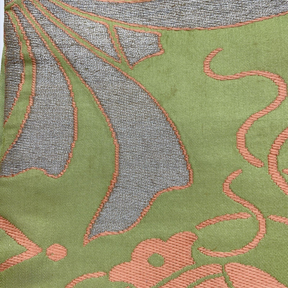 ［9357］名古屋帯 吉祥文様 刺繍 九寸 正絹 着物