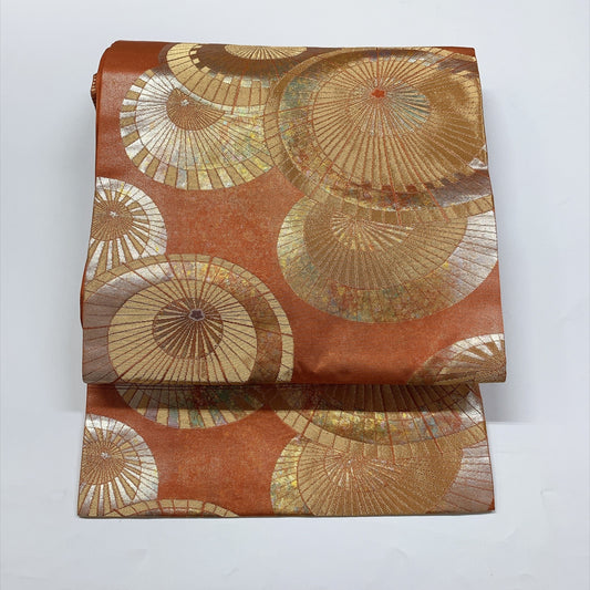 9378# Japanese Vintage Nagoya Obi Belt Kimono Fabric Silk Traditional