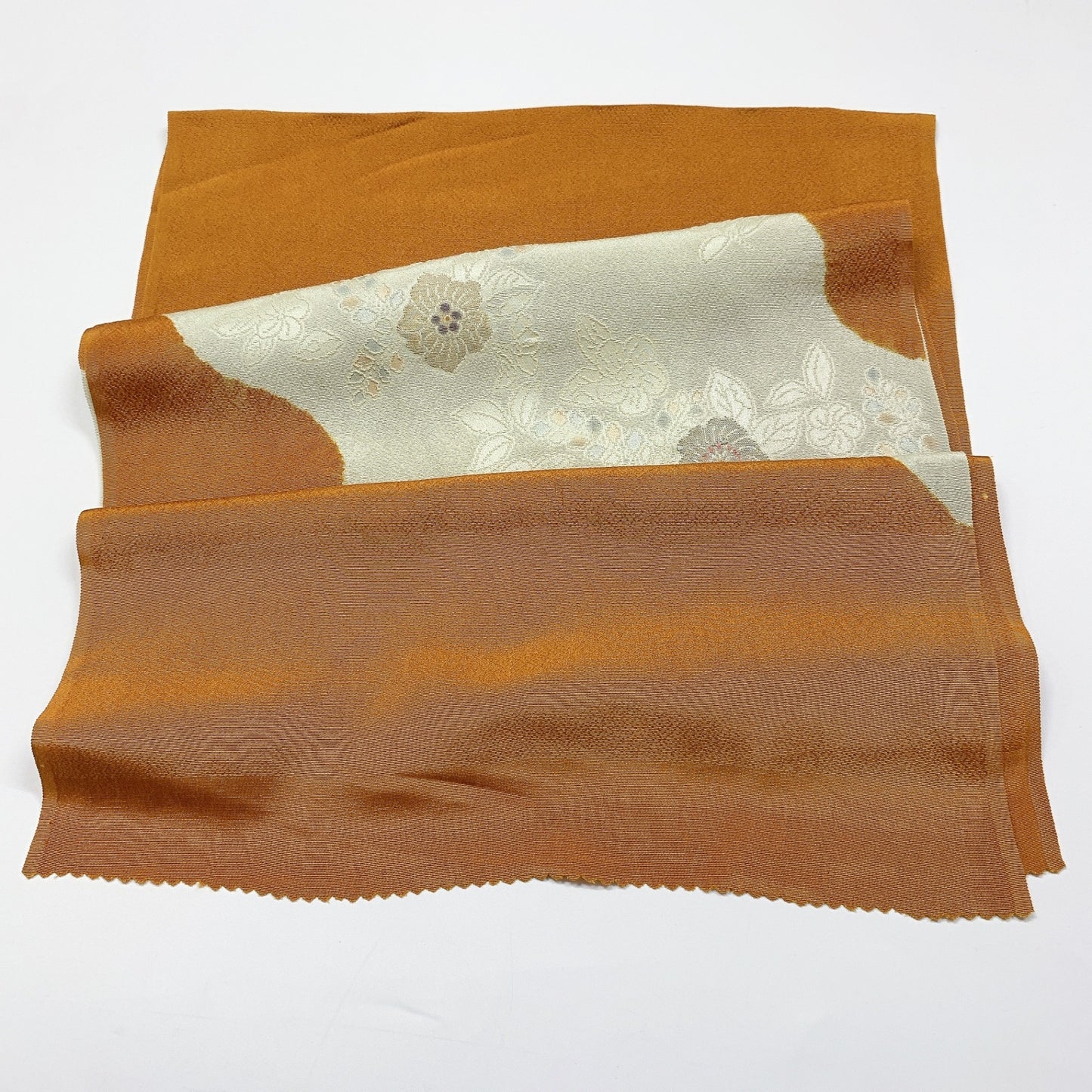 8389# Japanese Kimono Accessory Vintage Obiage and Obijime 2-piece Set Silk