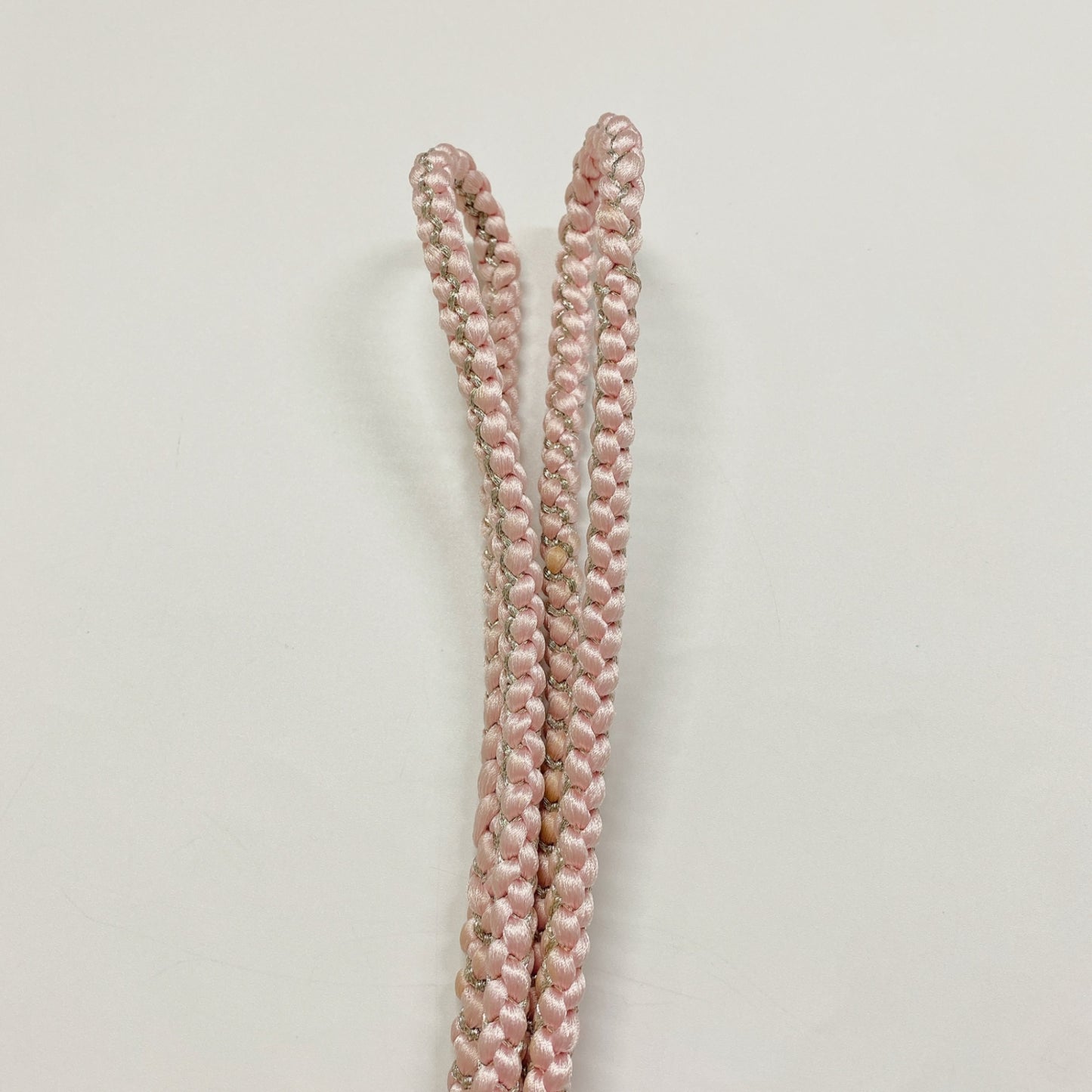 ［8321］帯締め 帯揚げ セット 楓草花文様 銀糸 正絹 着物 帯絞め