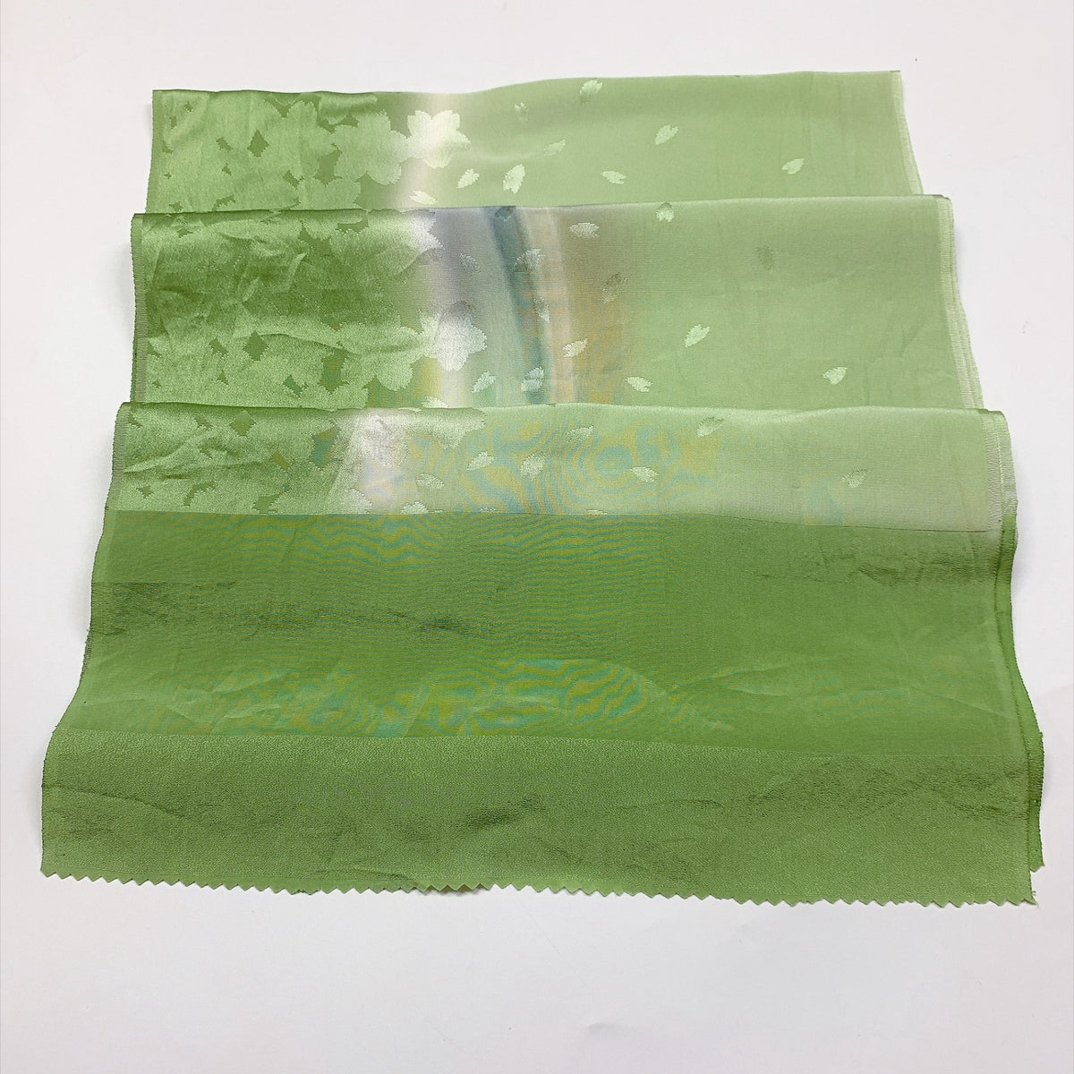 ［9815］帯締め 帯揚げ セット 草花ちらし 正絹 着物 帯絞め