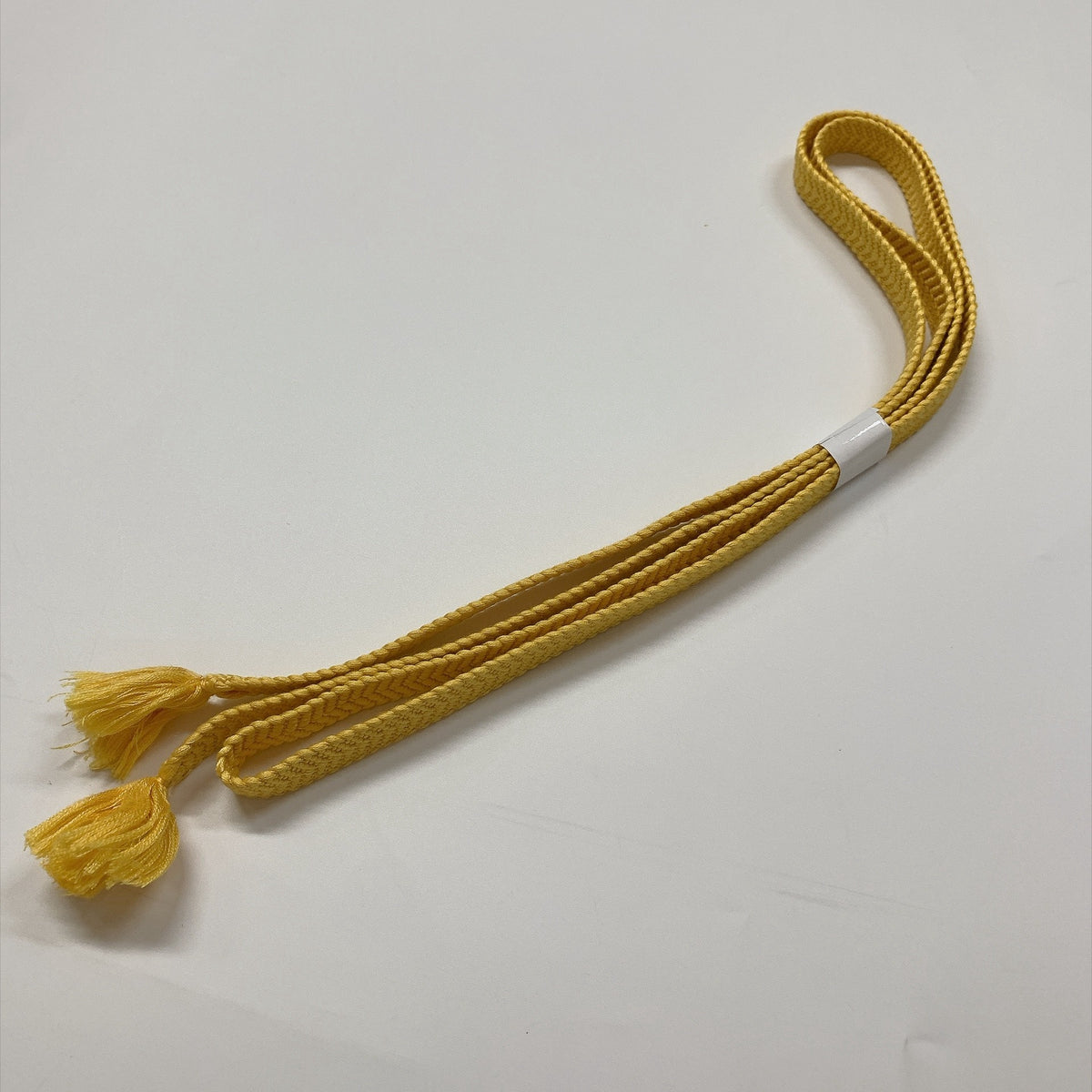 ［9306］帯締め 帯揚げ セット 草花文様 金通し地 正絹 着物 帯絞め