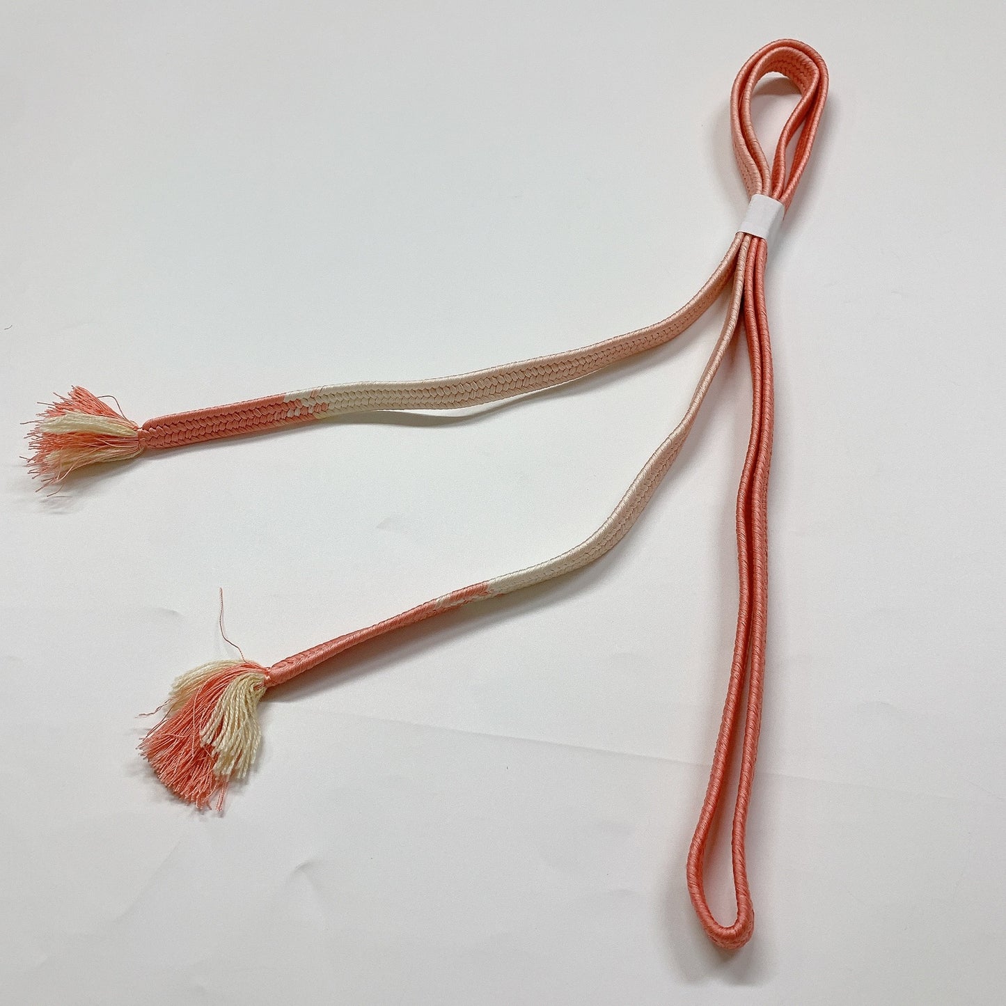 ［8393］帯締め 帯揚げ セット 菊流水文様 ぼかし 正絹 着物 帯絞め