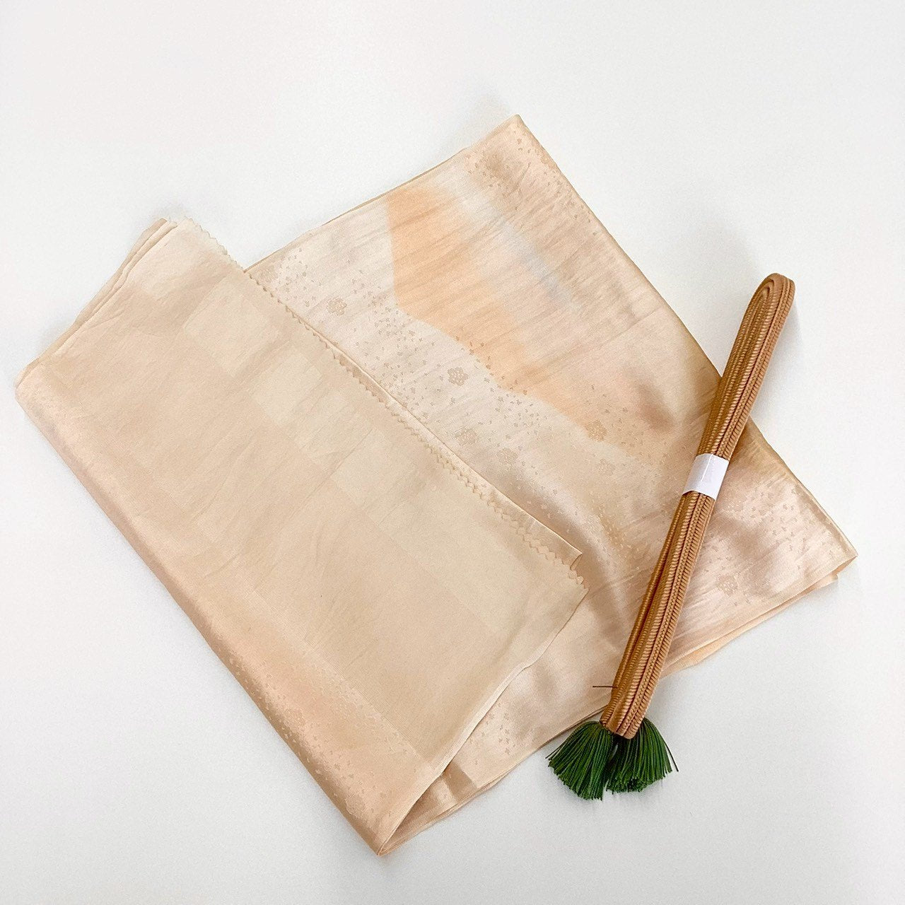 ［8509］帯締め 帯揚げ セット 花散らし ぼかし 正絹 着物 帯絞め