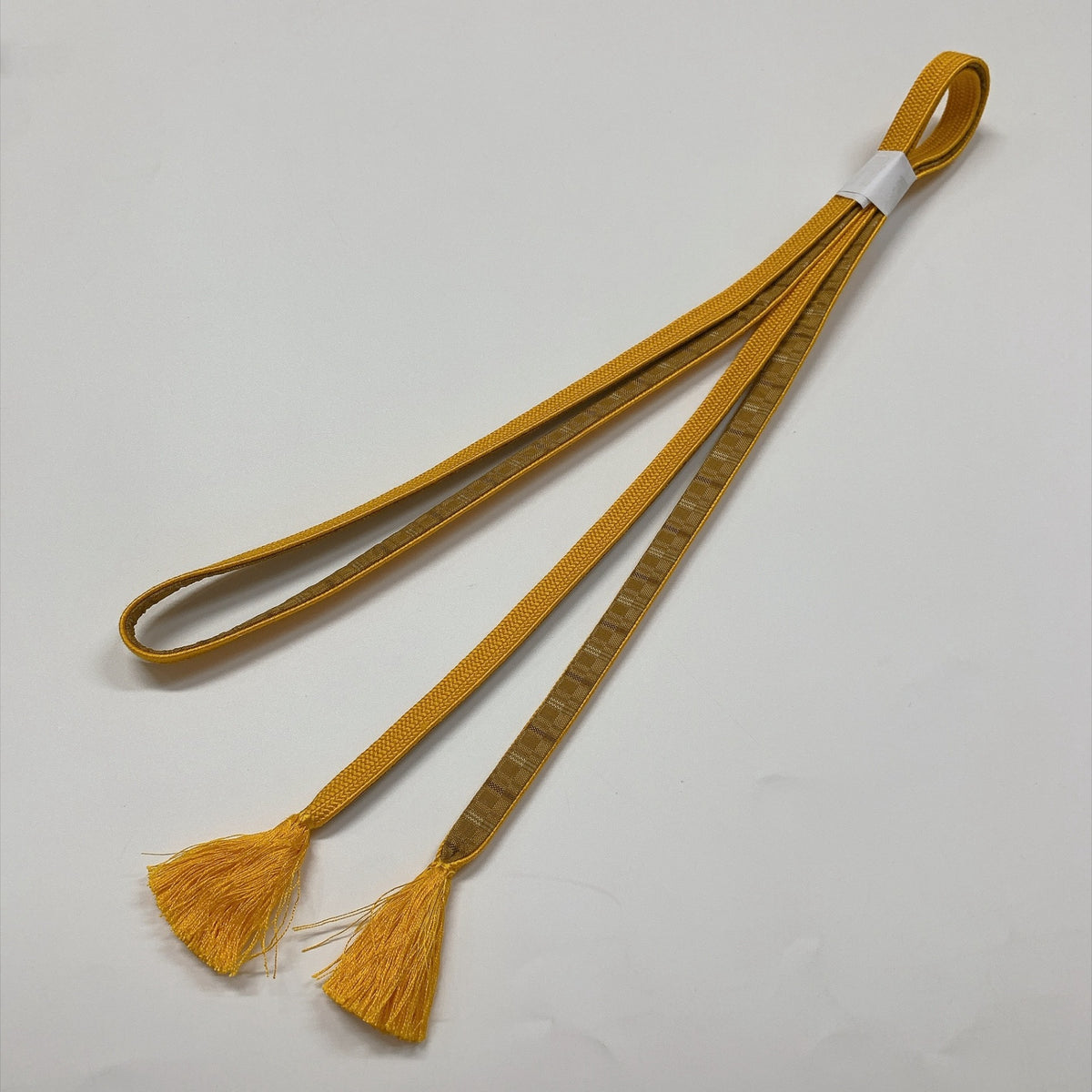 ［9811］帯締め 帯揚げ セット 縮緬 格子 正絹 着物 帯絞め