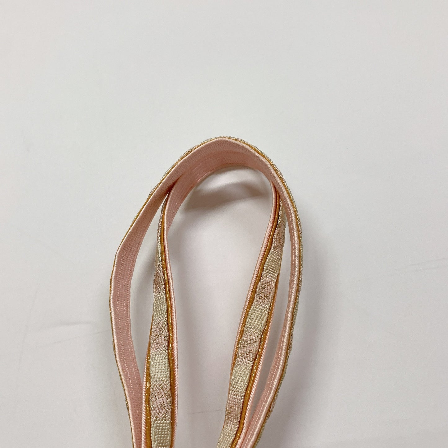 ［8727］帯締め 帯揚げ セット 花流水文様 金糸 正絹 着物 帯絞め