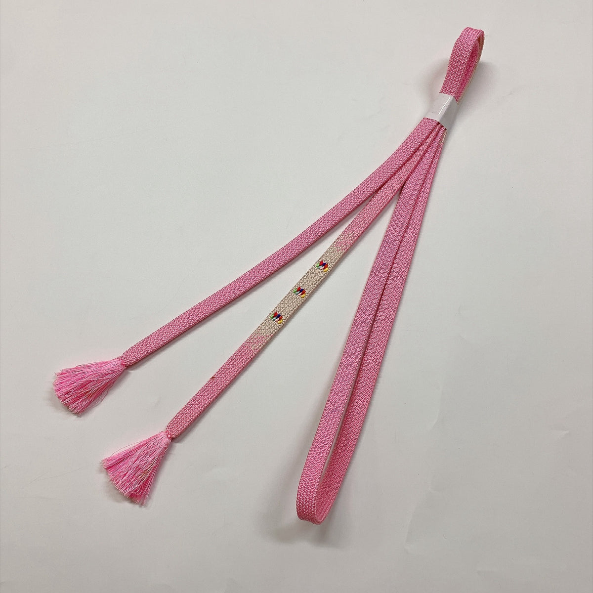 ［9791］帯締め 帯揚げ セット 霞地紋 正絹 着物 帯絞め