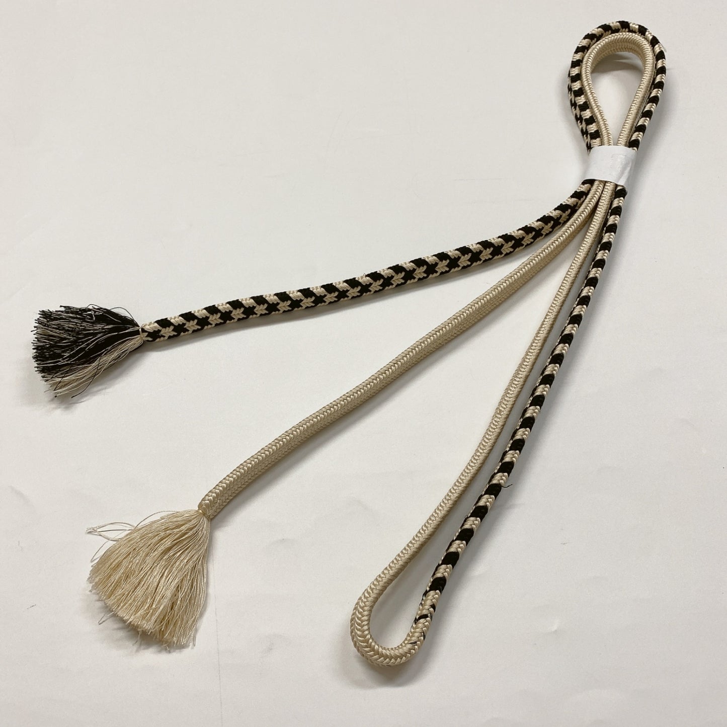 ［8612］帯締め 帯揚げ セット 麻の葉 逸品 縮緬 正絹 着物 帯絞め