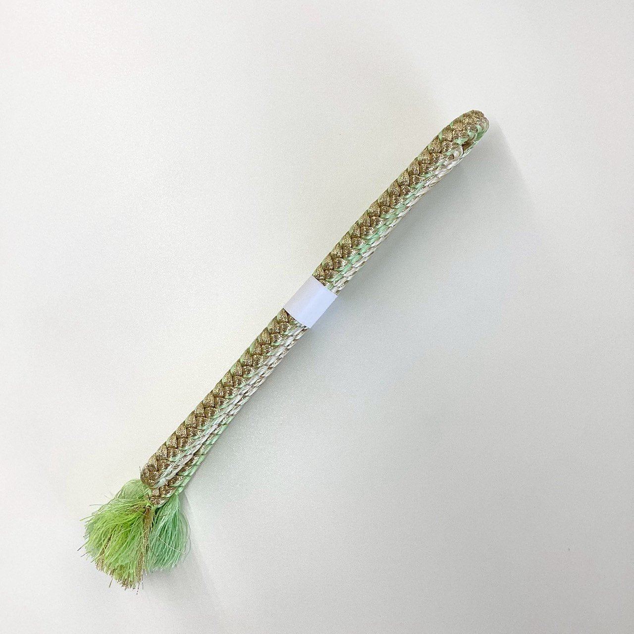 ［8492］帯締め 帯揚げ セット 菊青海波文様 金糸 正絹 着物 帯絞め