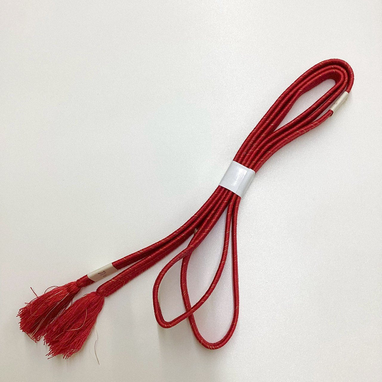 ［8575］帯締め 帯揚げ セット 草花流水霞文様 正絹 着物 帯絞め