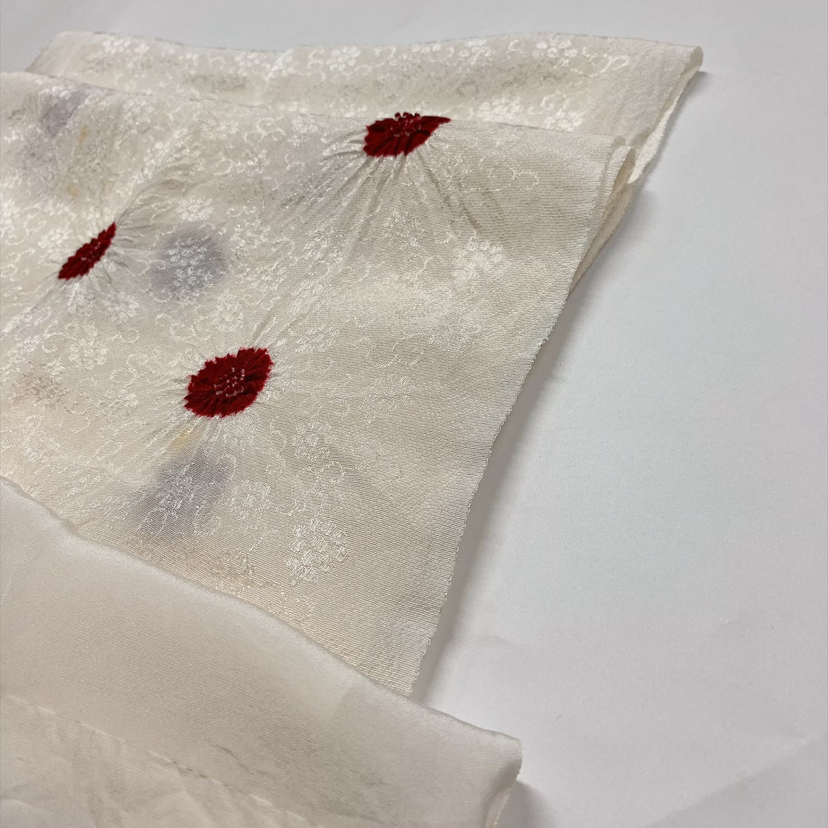 ［9880］帯締め 帯揚げ セット 草花文様 絞り 正絹 着物 帯絞め