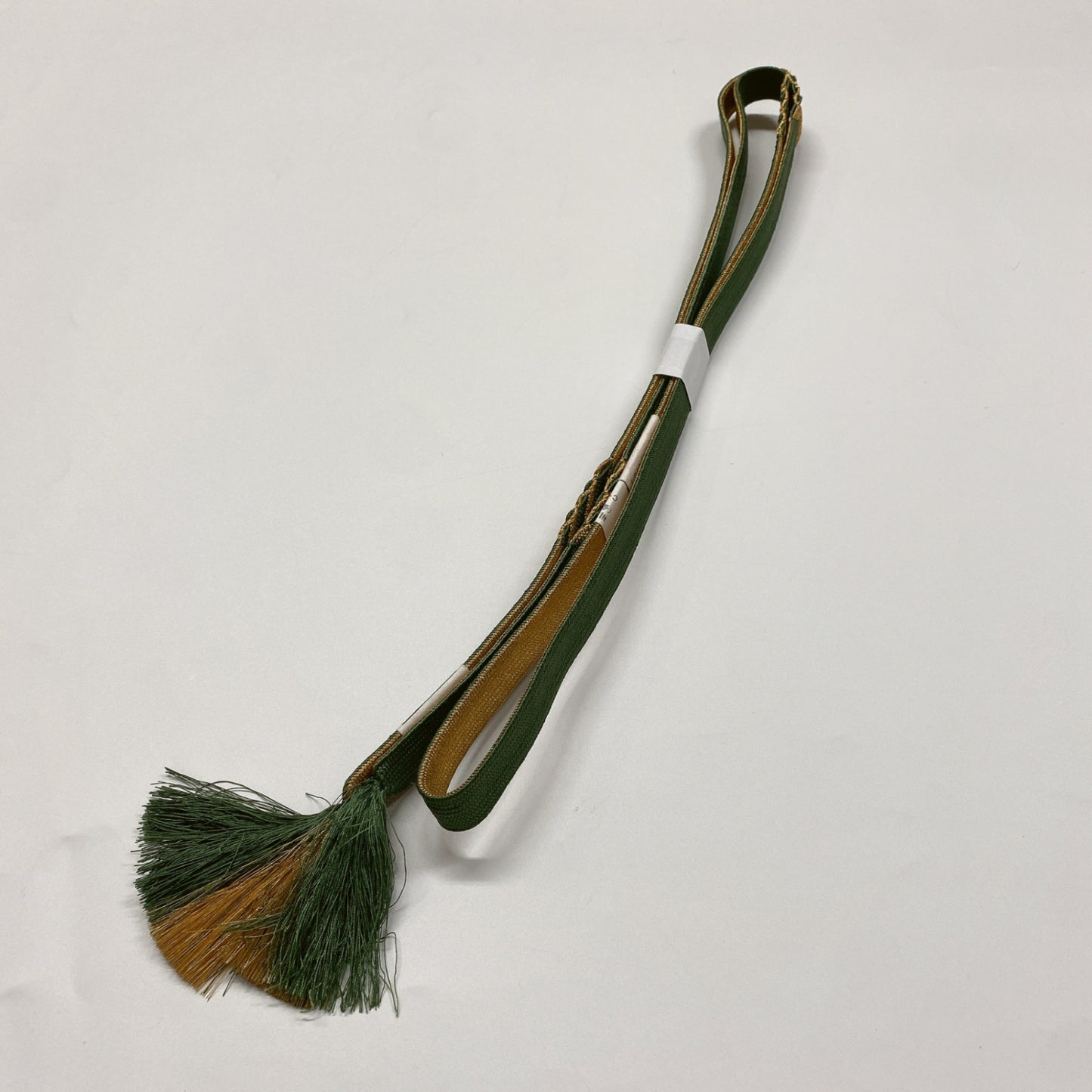 ［8338］帯締め 帯揚げ セット 草花流水文様 金糸 正絹 着物 帯絞め