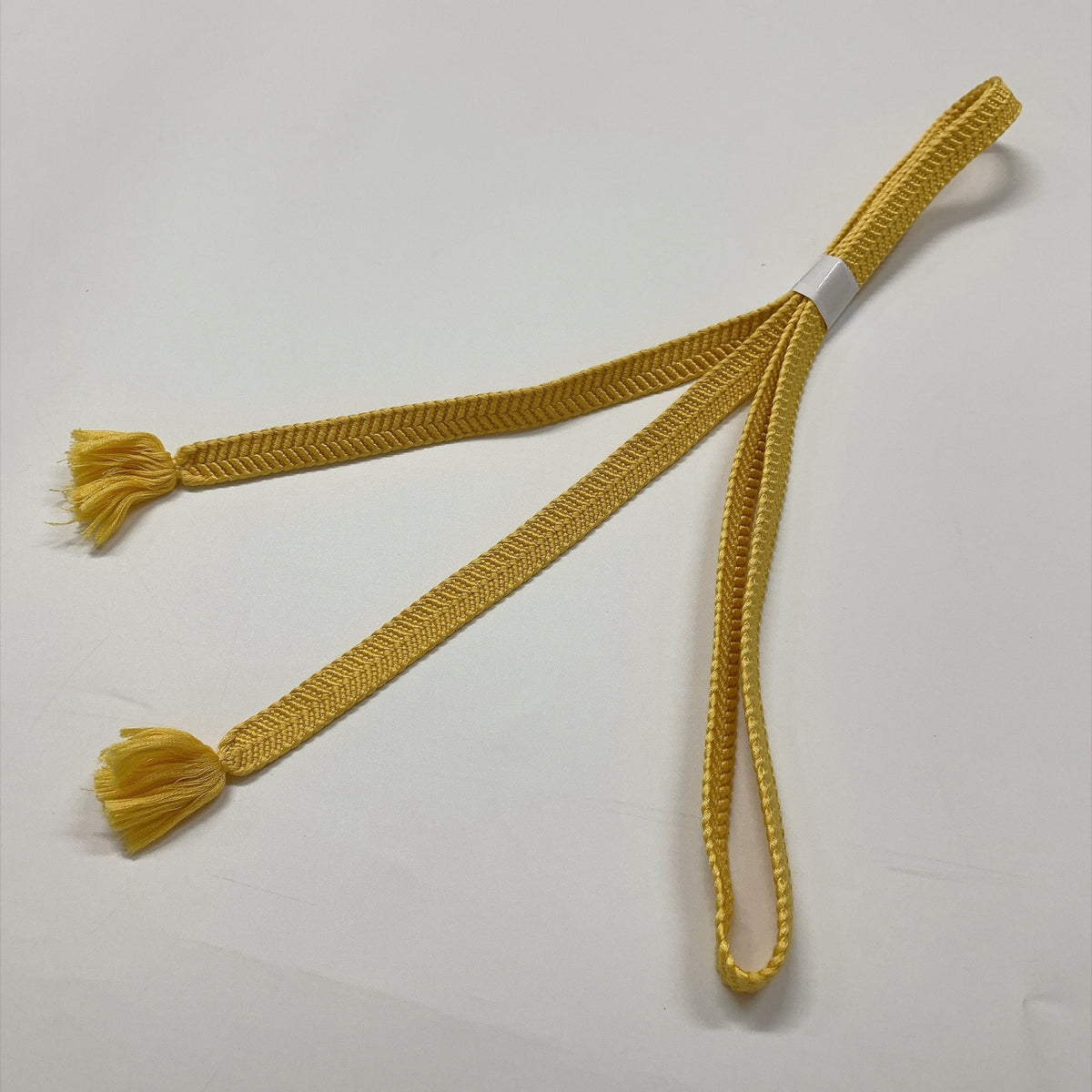 ［9306］帯締め 帯揚げ セット 草花文様 金通し地 正絹 着物 帯絞め