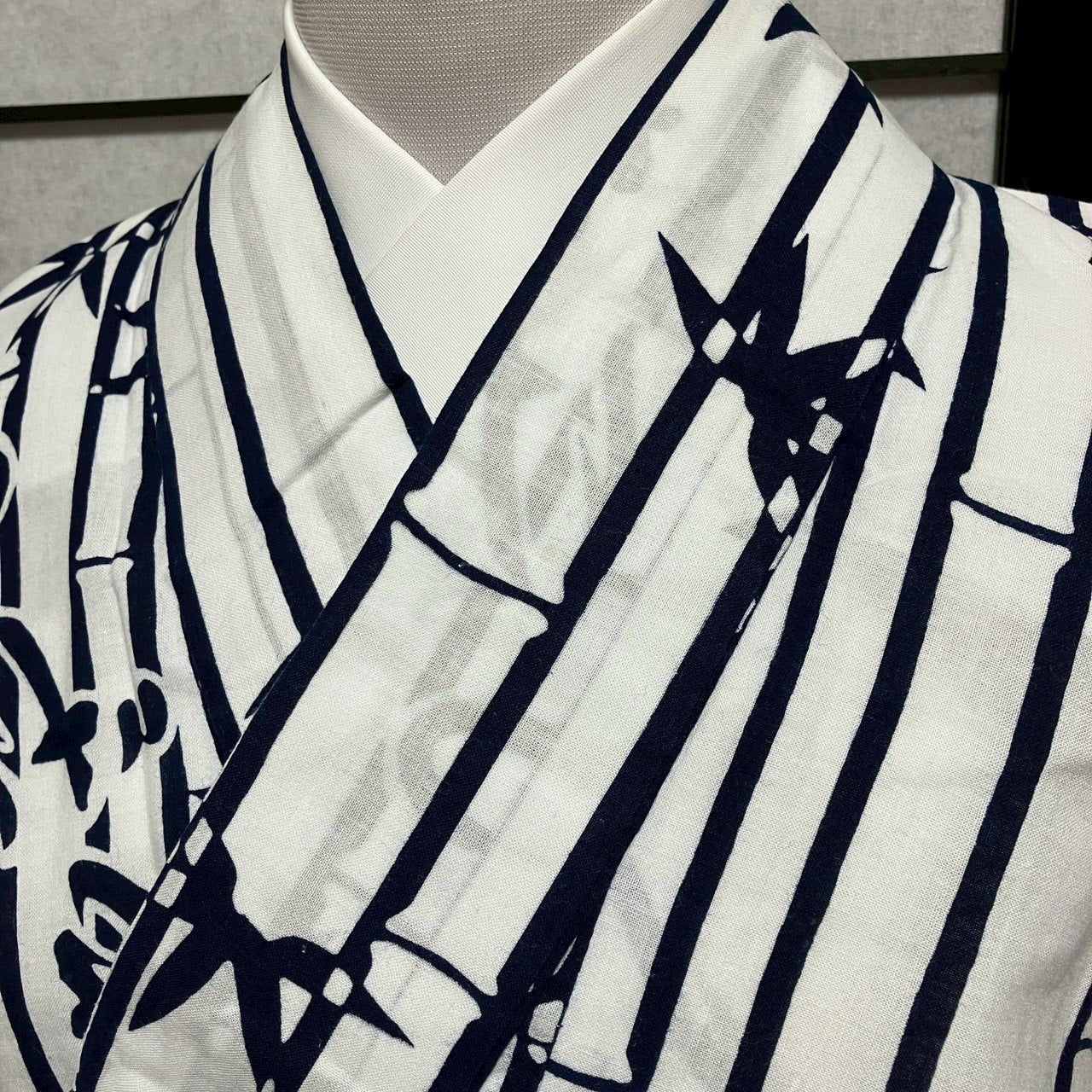 8759# Japanese Yukata Womens Vintage Fabric Cotton Robe Kimono Traditional
