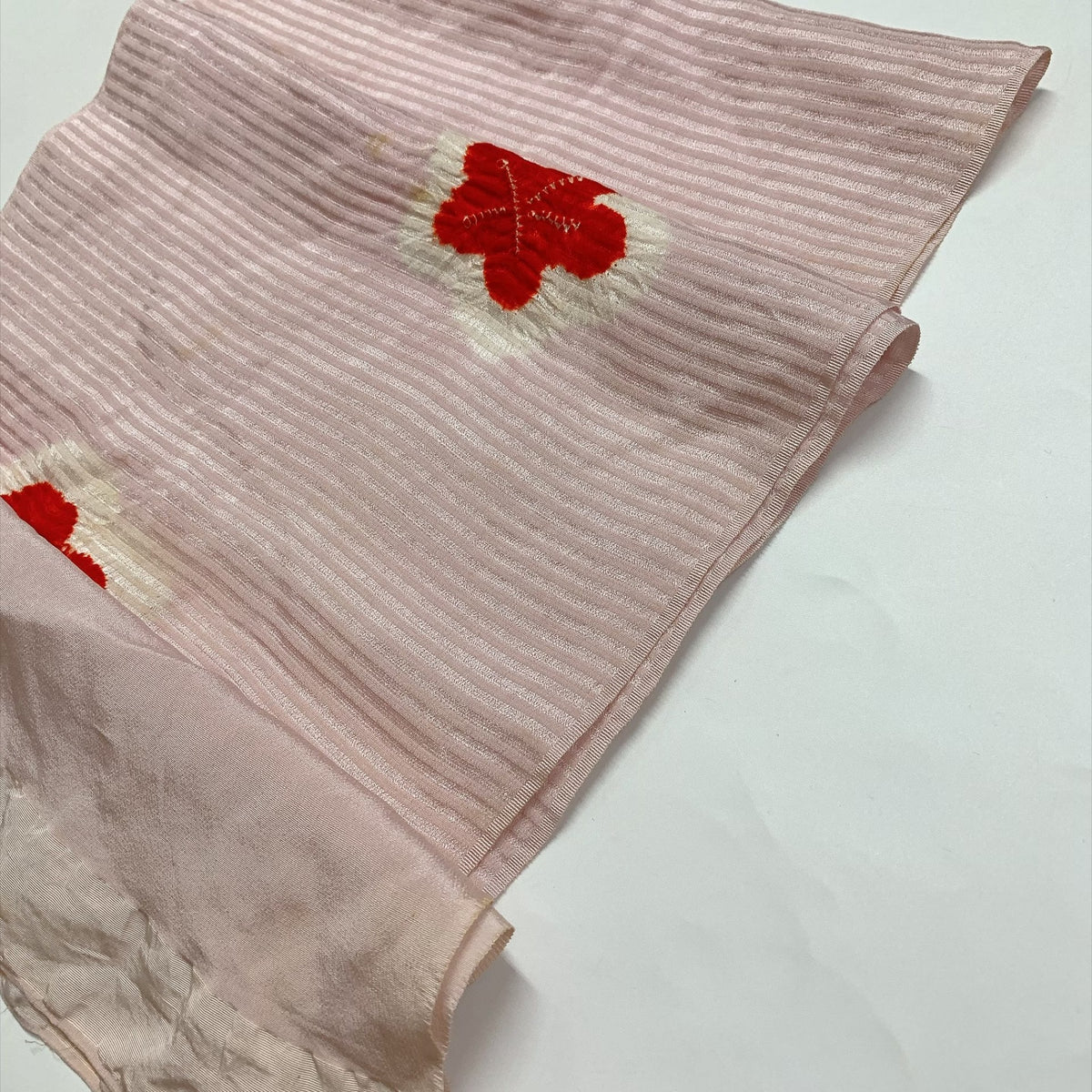 ［9887］帯締め 帯揚げ セット 花吉祥文様 絞り 正絹 着物 帯絞め