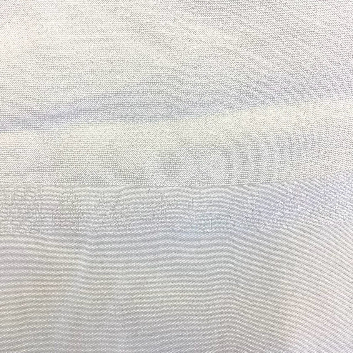 ［9206］帯締め 帯揚げ セット 草花流水文様 白 金銀糸 正絹 着物 帯絞め