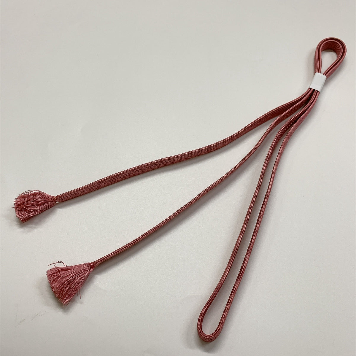 ［9805］帯締め 帯揚げ セット 舞蝶草葉文様 金糸 正絹 着物 帯絞め