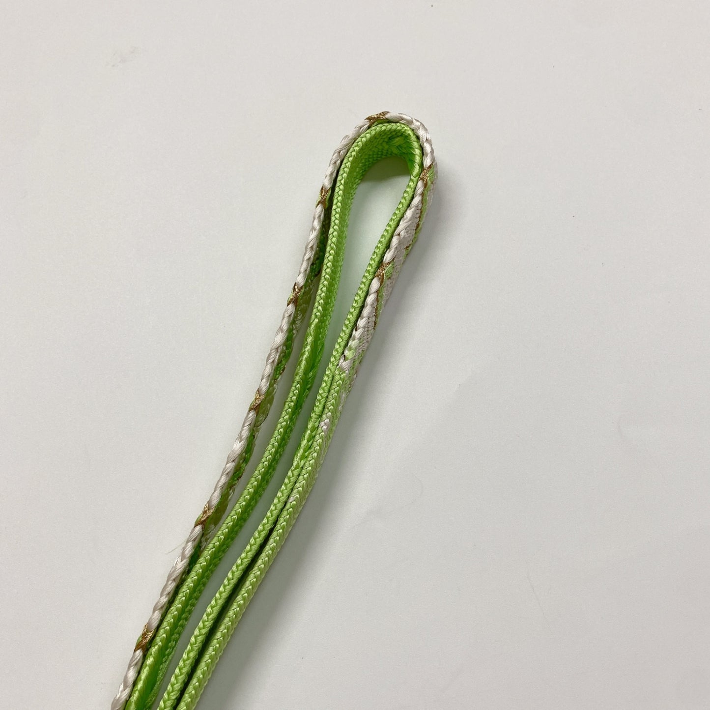 ［8618］帯締め 帯揚げ セット 椿花文様 ぼかし 正絹 着物 帯絞め
