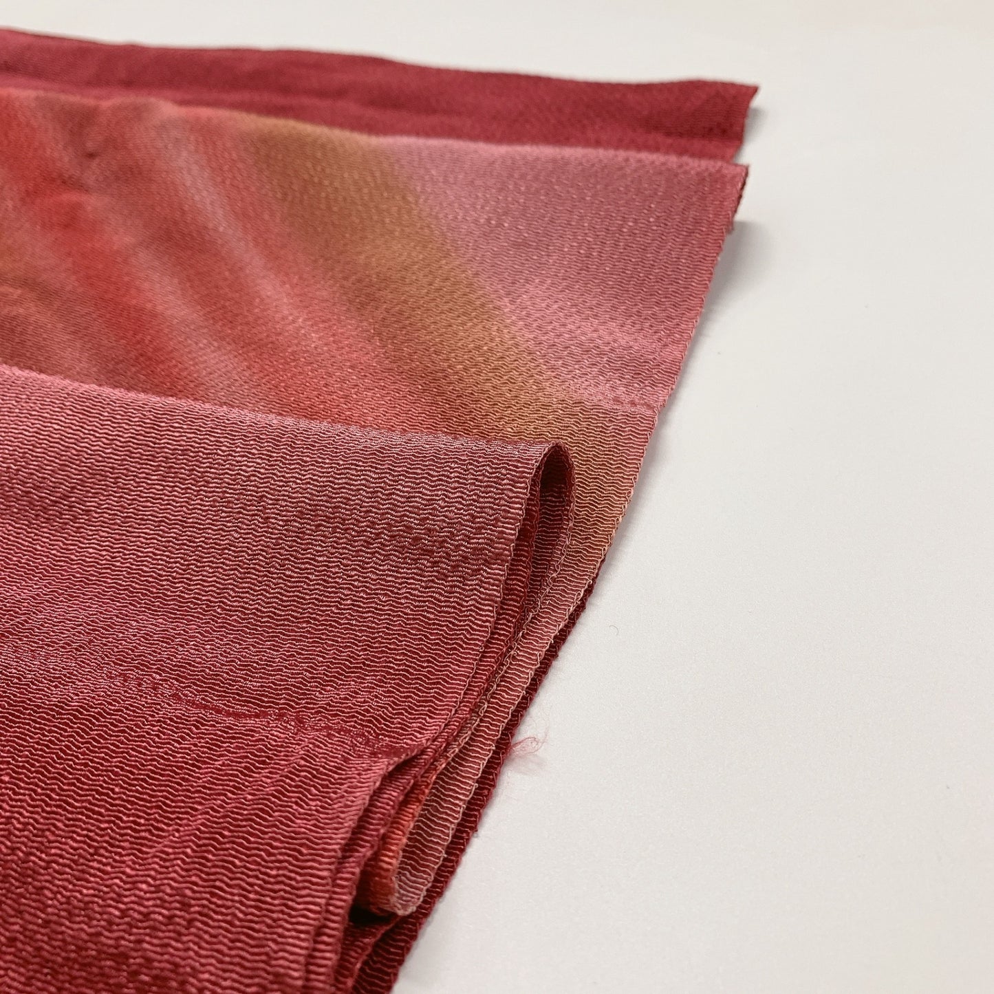 ［9050］帯締め 帯揚げ セット 霞文様 ぼかし 縮緬 正絹 着物 帯絞め