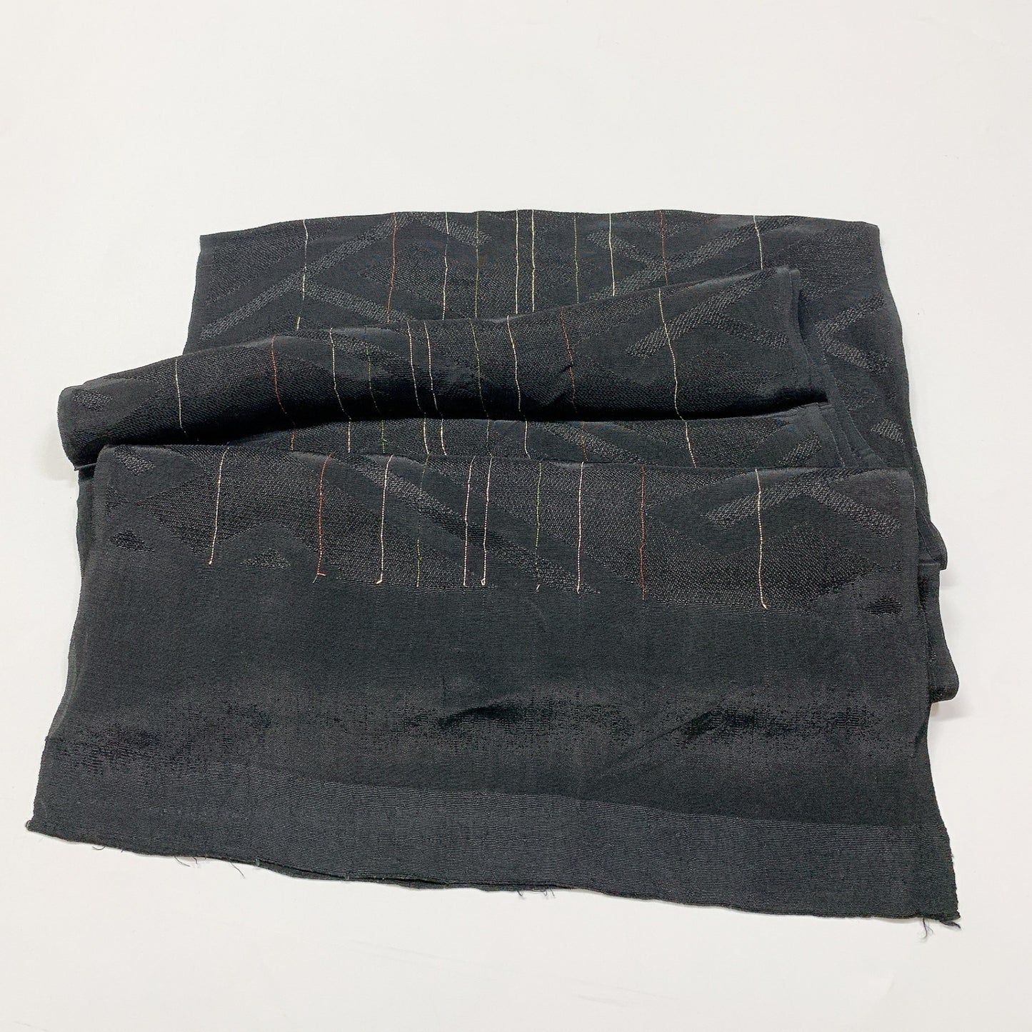 8053# Japanese Kimono Accessory Vintage Obiage and Obijime 2-piece Set Silk