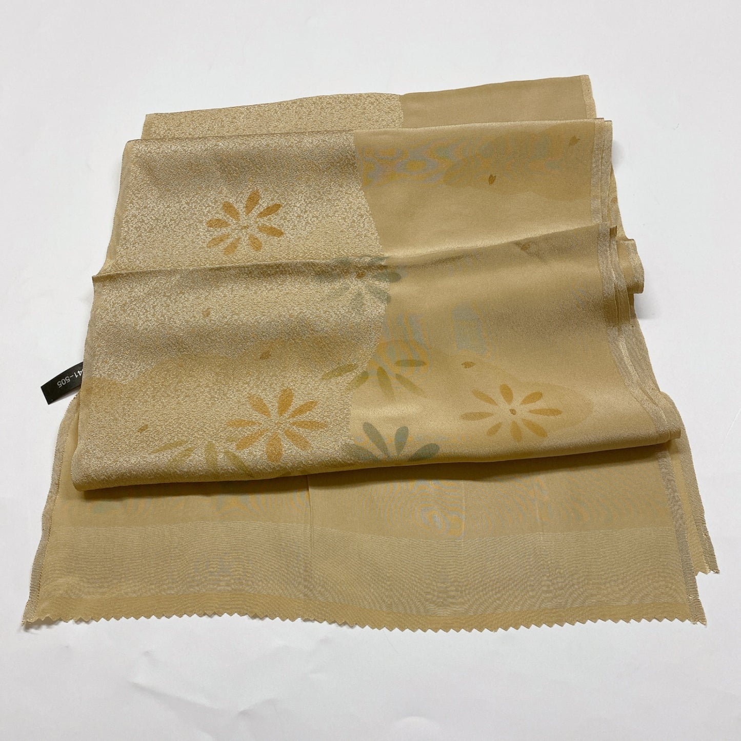 ［8356］帯締め 帯揚げ セット 草花雲取文様 ぼかし 正絹 着物 帯絞め