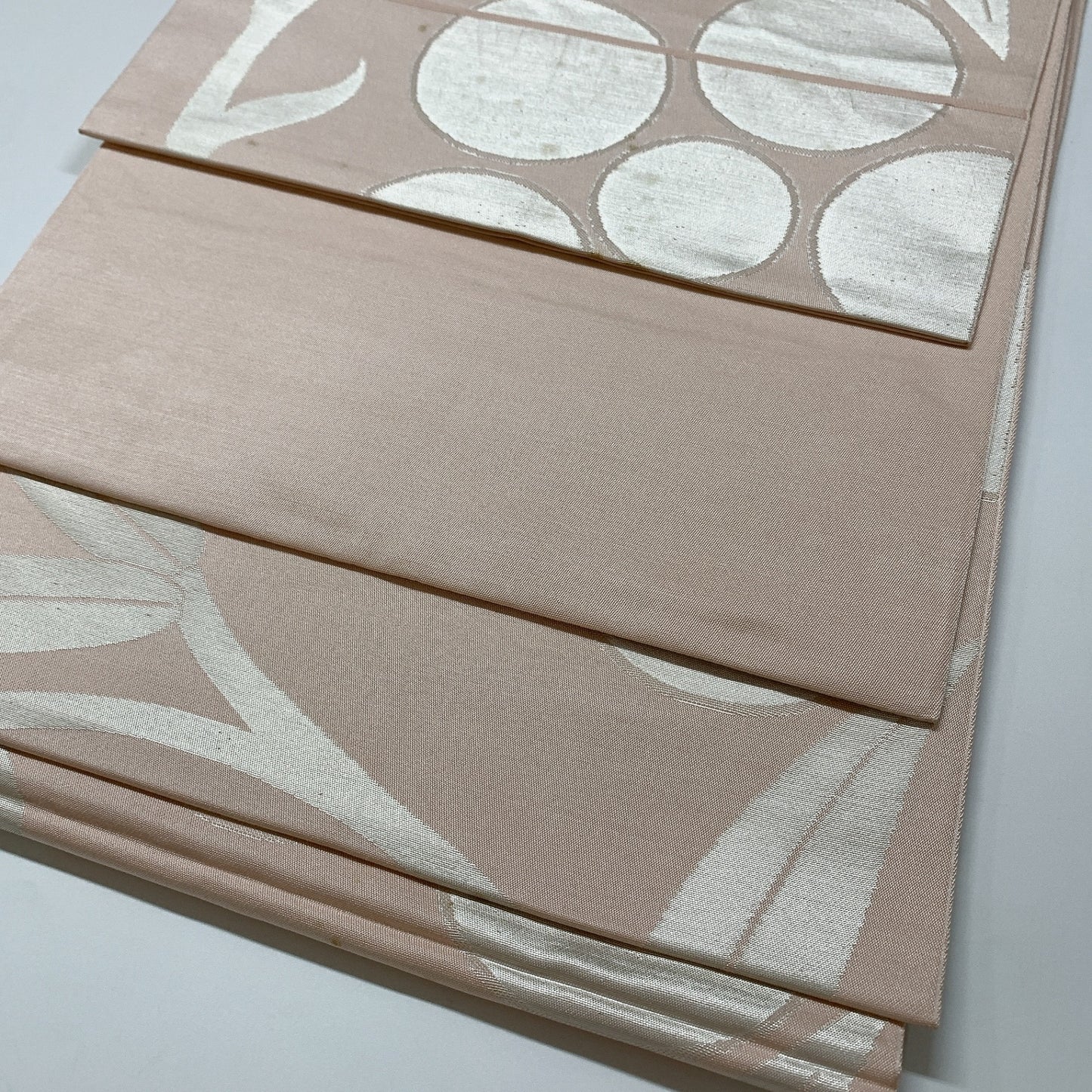 ［8968］袋帯 花吉祥文様 銀彩 全通 正絹 着物 フォーマル
