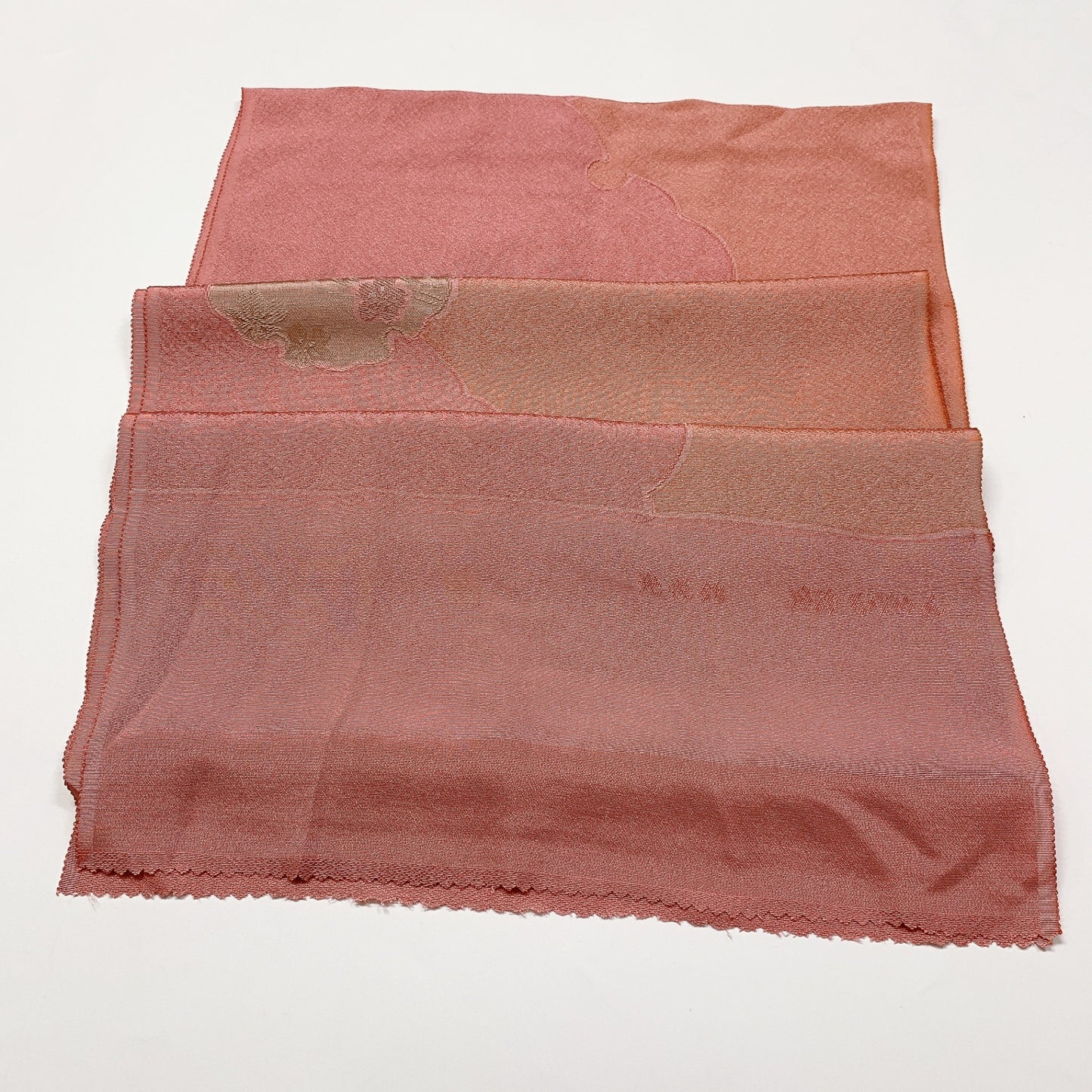 8054# Japanese Kimono Accessory Vintage Obiage and Obijime 2-piece Set Silk
