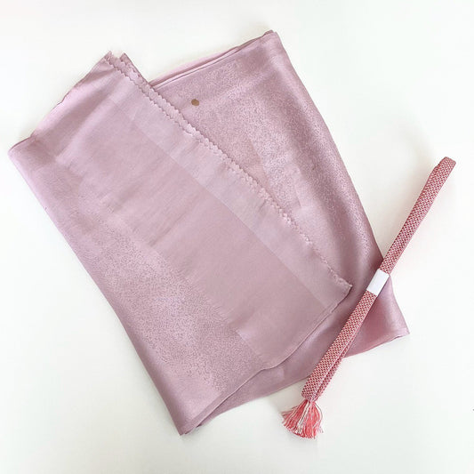 8590# Japanese Kimono Accessory Vintage Obiage and Obijime 2-piece Set Silk