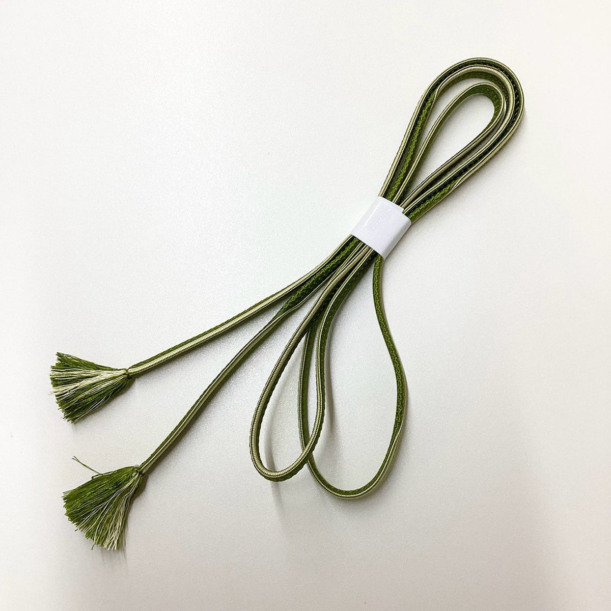 ［9269］帯締め 帯揚げ セット 草花流水 金銀彩  正絹 着物 帯絞め