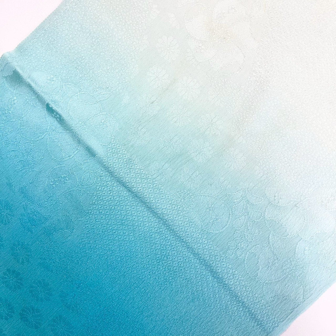 ［8573］帯締め 帯揚げ セット 辻ヶ花 ぼかし 逸品 正絹 着物 帯絞め