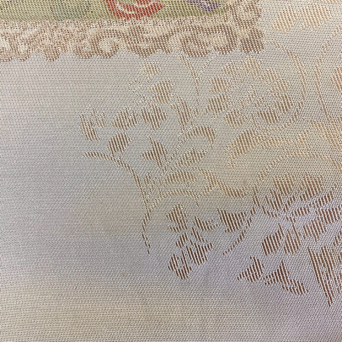 ［8843］袋帯 色紙花動物文様 金糸 六通 正絹 着物 フォーマル