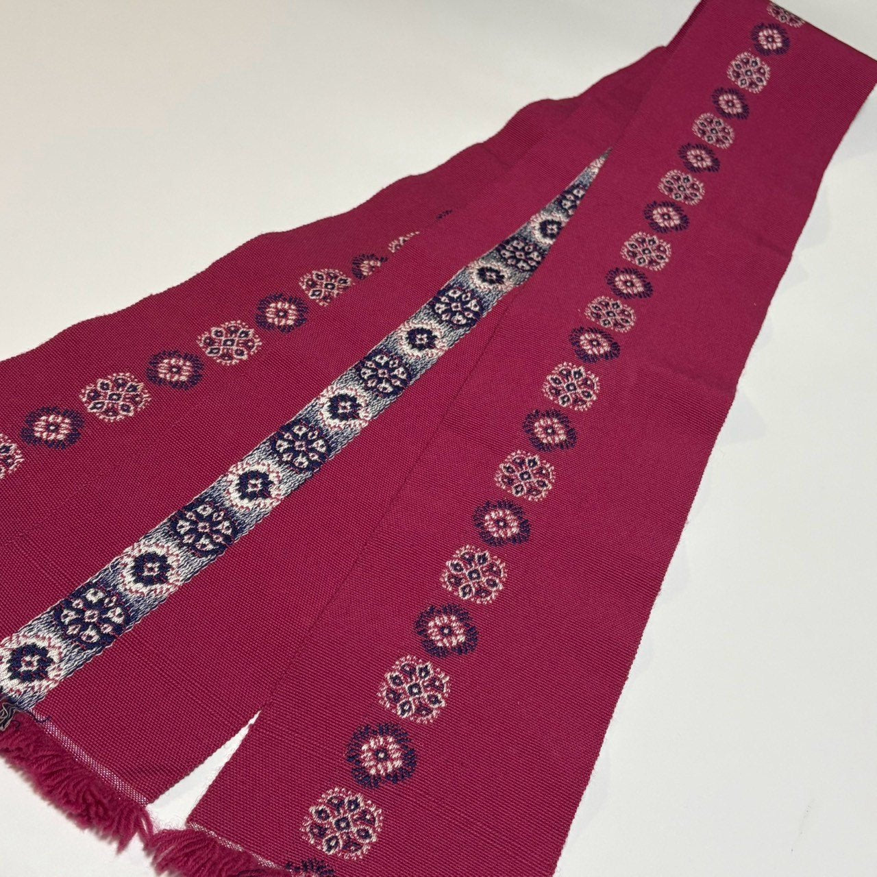 ［9628］半幅帯 華紋 刺繍 半巾帯 浴衣 着物 レディース 袴