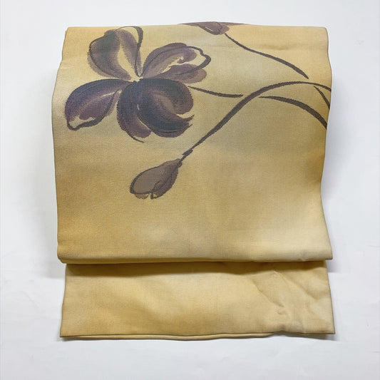 9377# Japanese Vintage Nagoya Obi Belt Kimono Fabric Silk Traditional