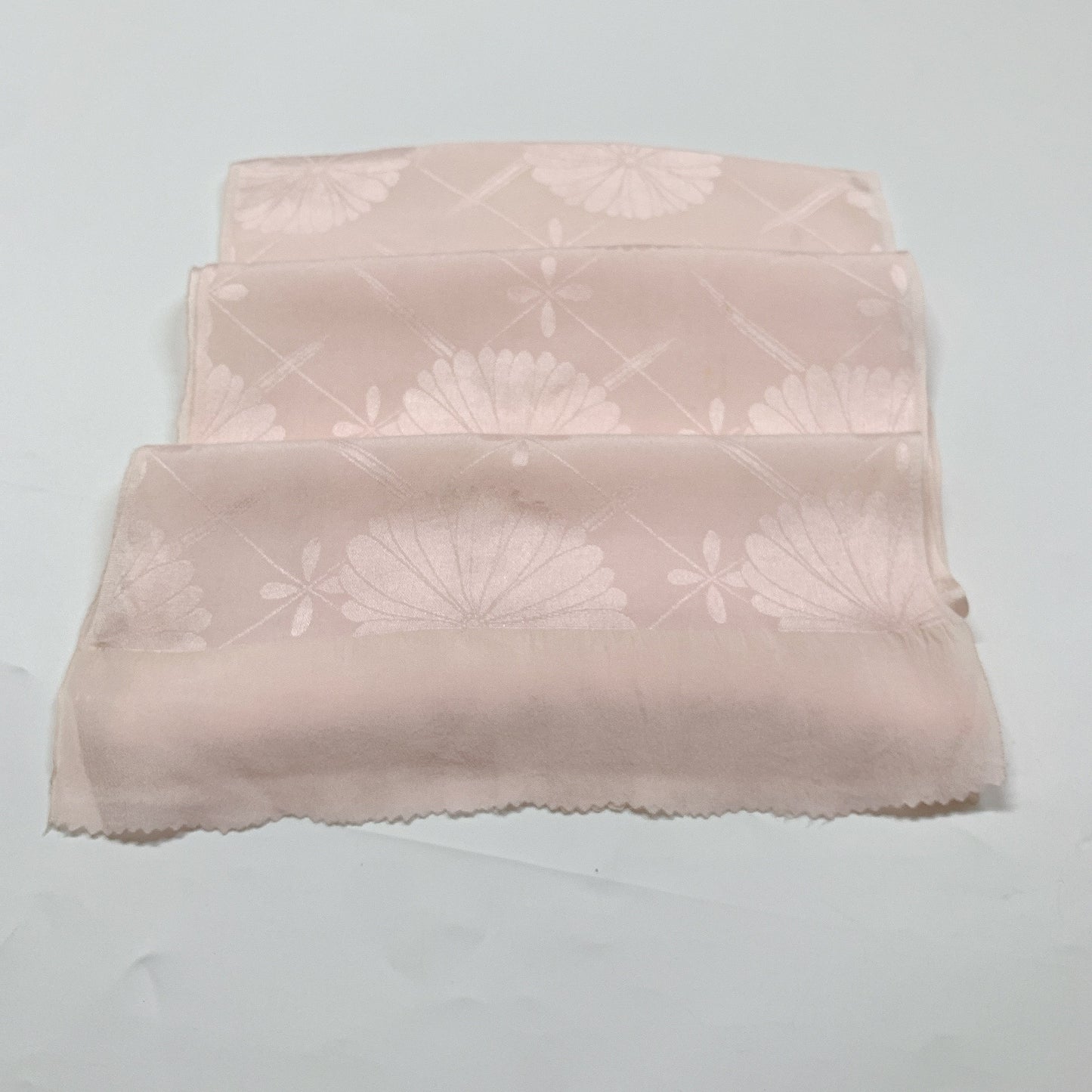［8406］帯締め 帯揚げ セット 菊花文様 正絹 着物 帯絞め