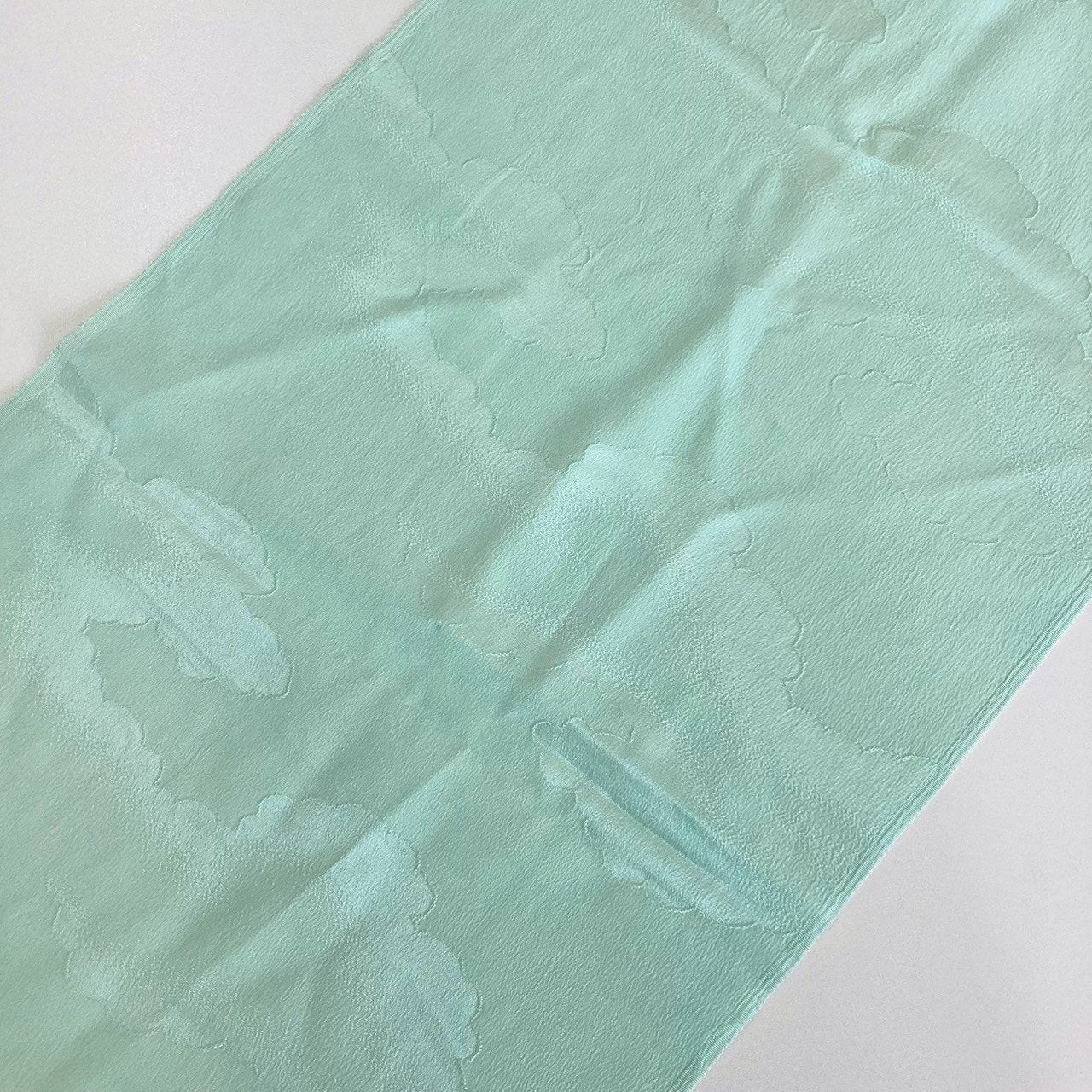 ［8587］帯締め 帯揚げ セット 雲取地紋 正絹 着物 帯絞め