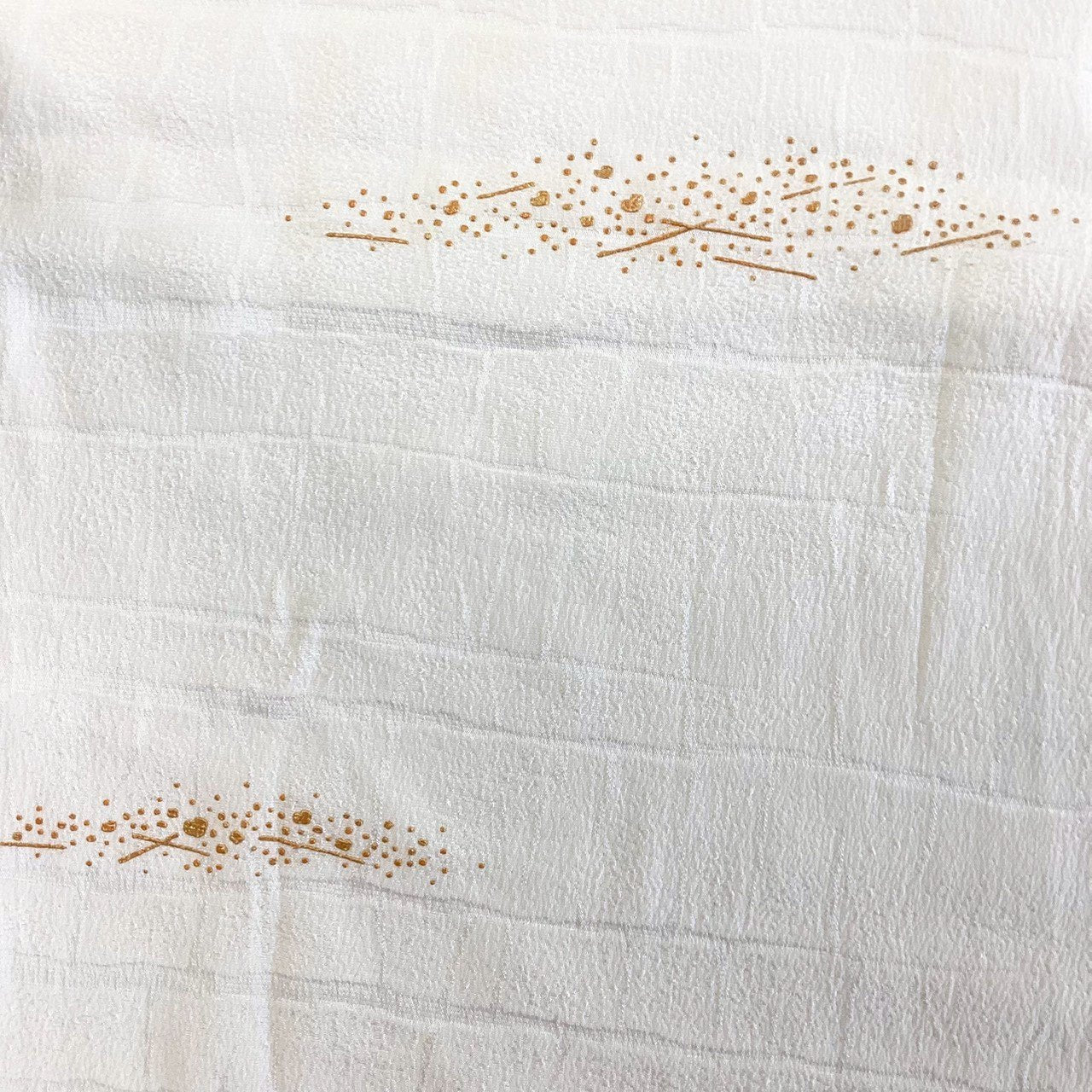 ［8586］帯締め 帯揚げ セット 華紋 金彩 刺繍 逸品 正絹 着物 帯絞め