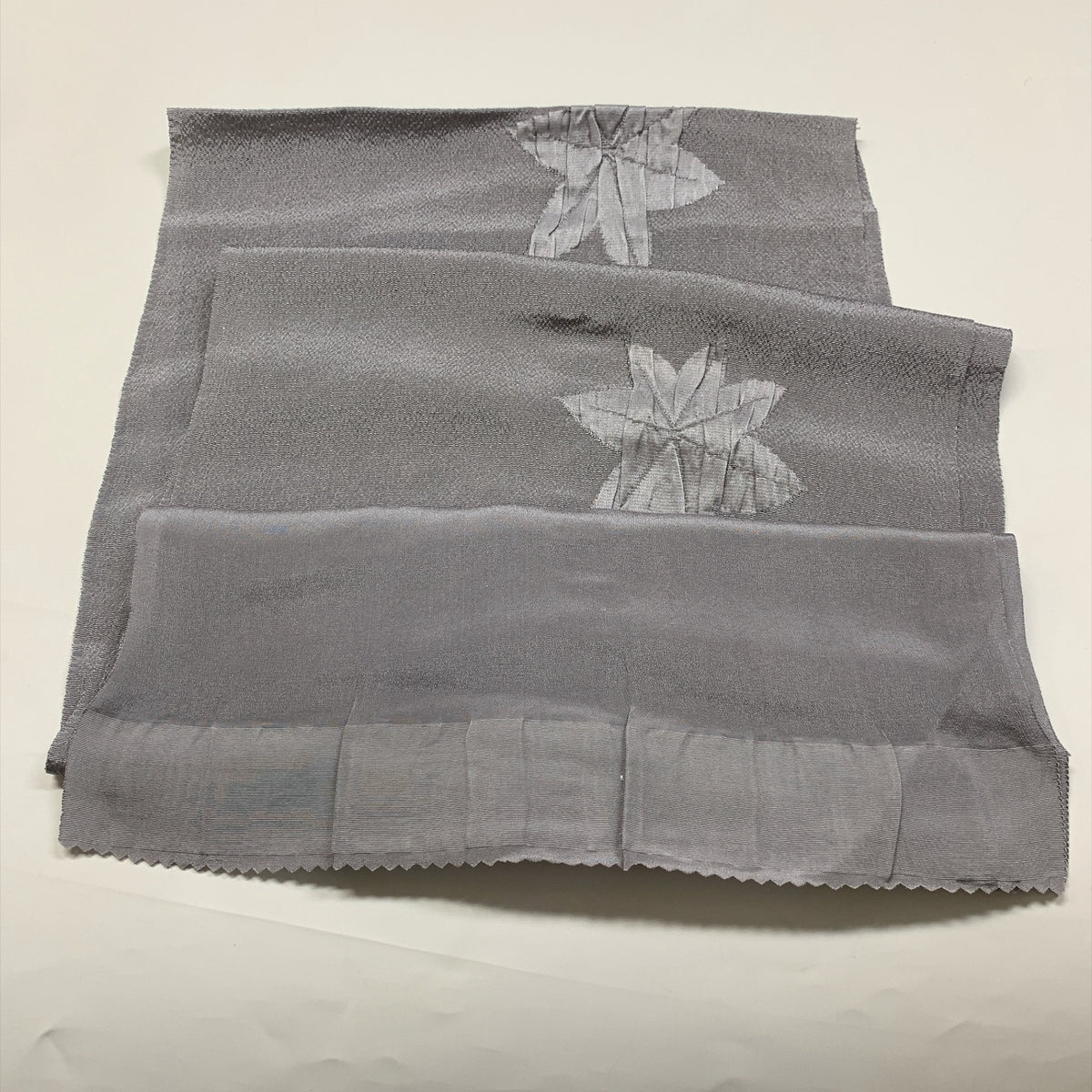 ［9839］帯締め 帯揚げ セット 楓文様 正絹 着物 帯絞め