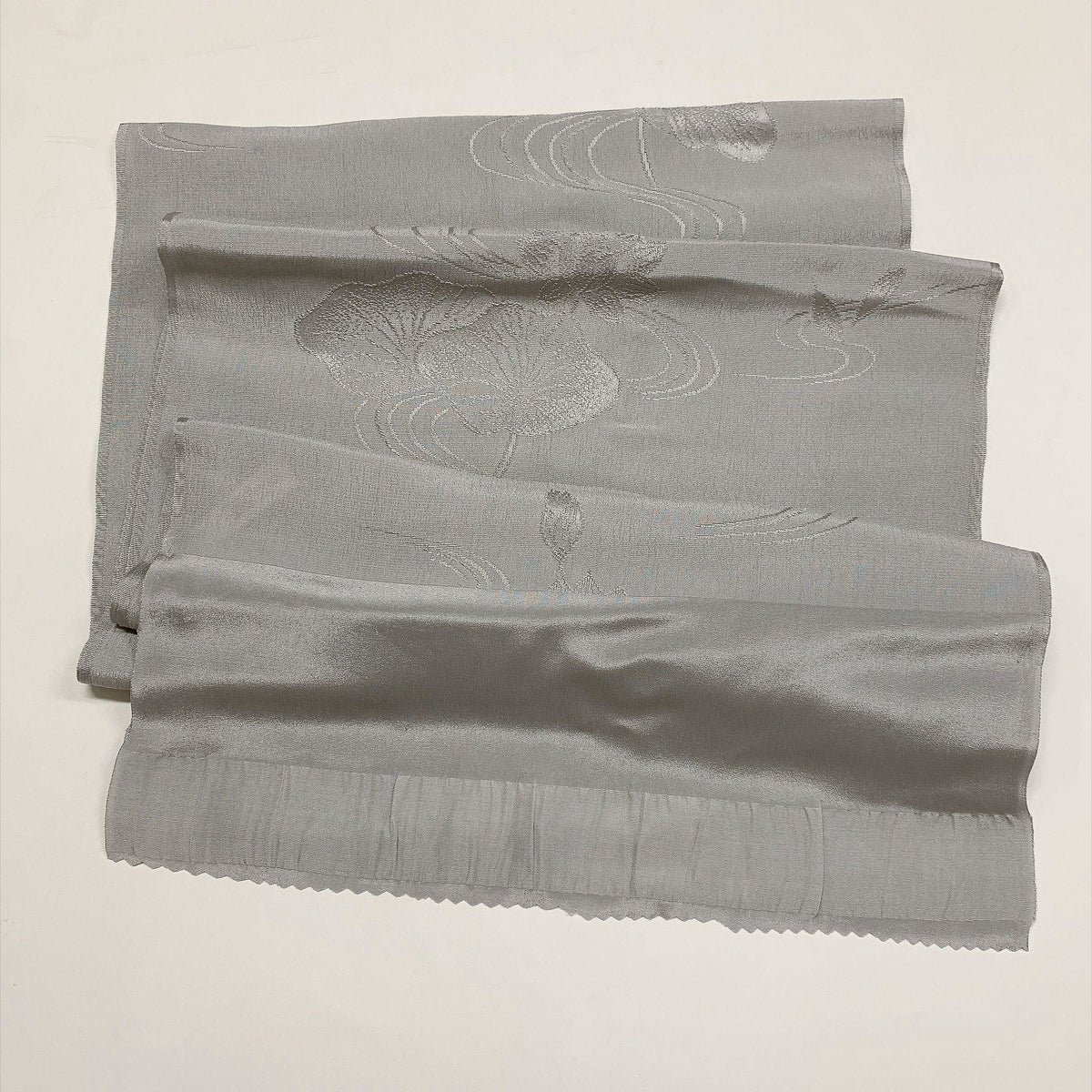 ［9792］帯締め 帯揚げ セット 草花流水文様 正絹 着物 帯絞め