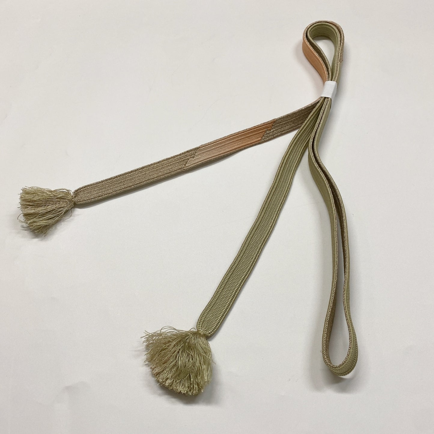 ［8356］帯締め 帯揚げ セット 草花雲取文様 ぼかし 正絹 着物 帯絞め