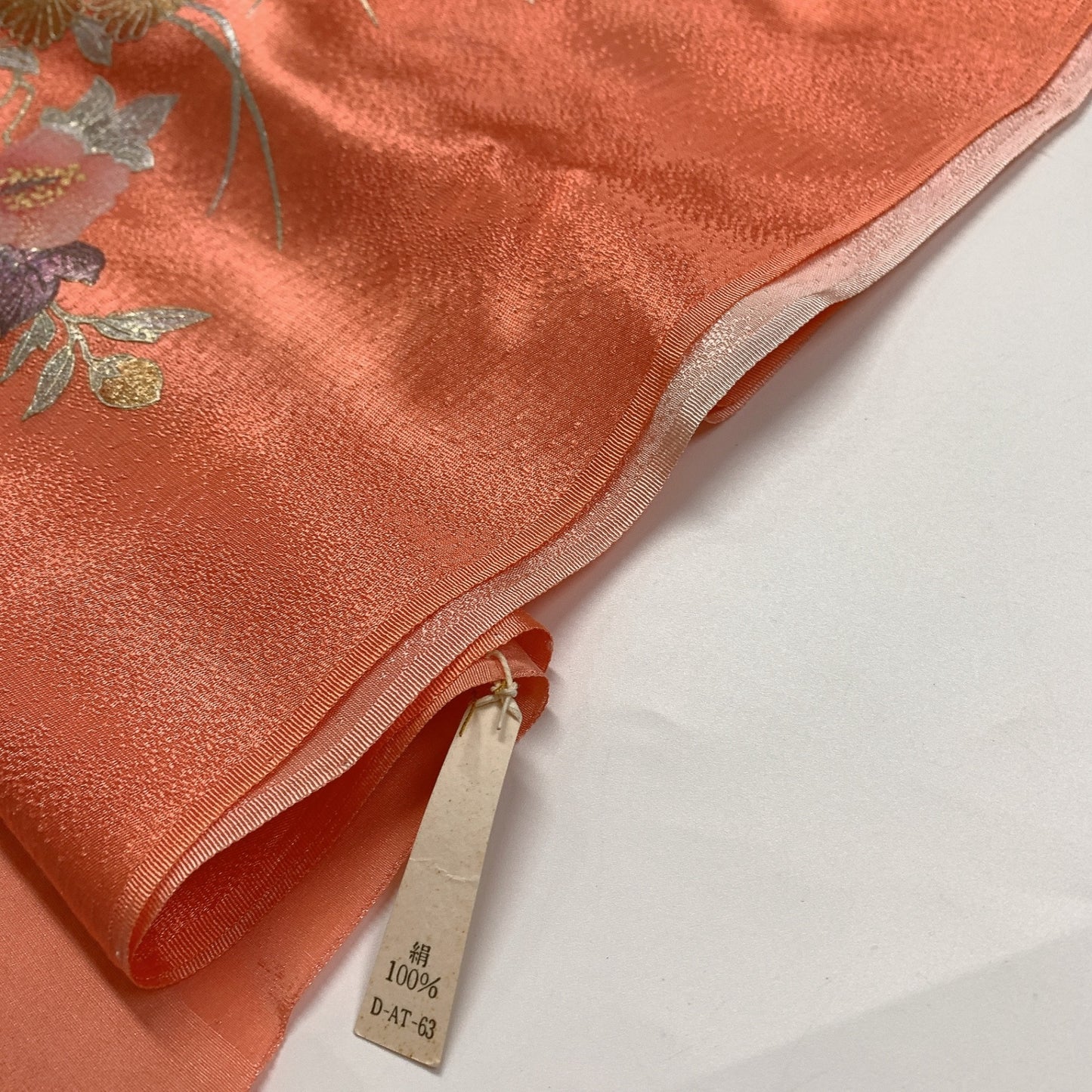 9022# Japanese Kimono Accessory Vintage Obiage and Obijime 2-piece Set Silk