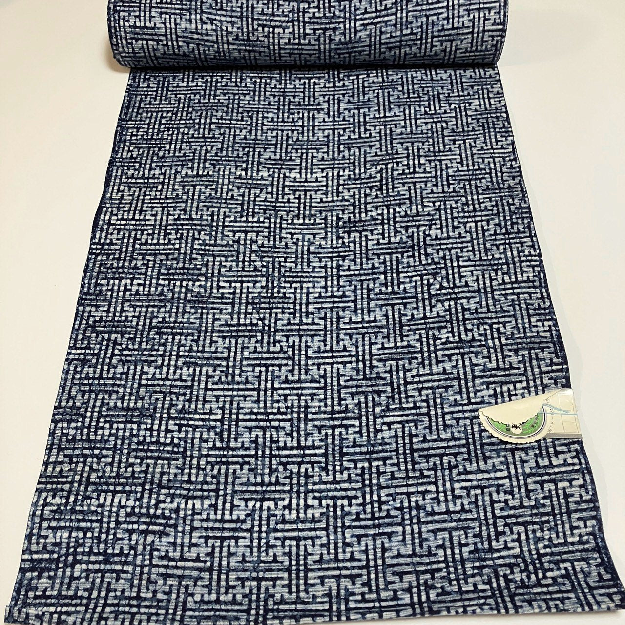［9509］浴衣 反物 綿 一反 着尺 夏すがた そそぎ染