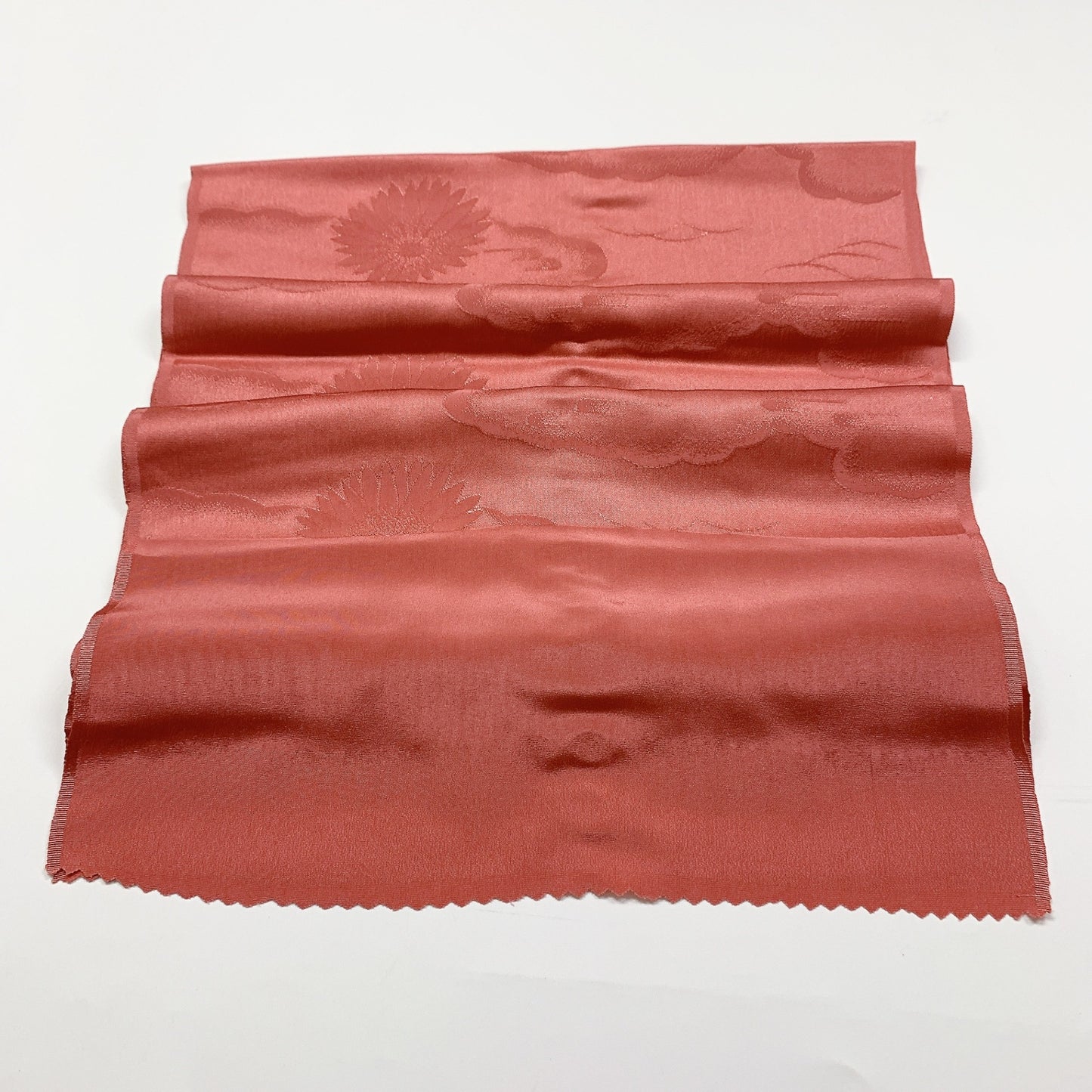 8715# Japanese Kimono Accessory Vintage Obiage and Obijime 2-piece Set Silk