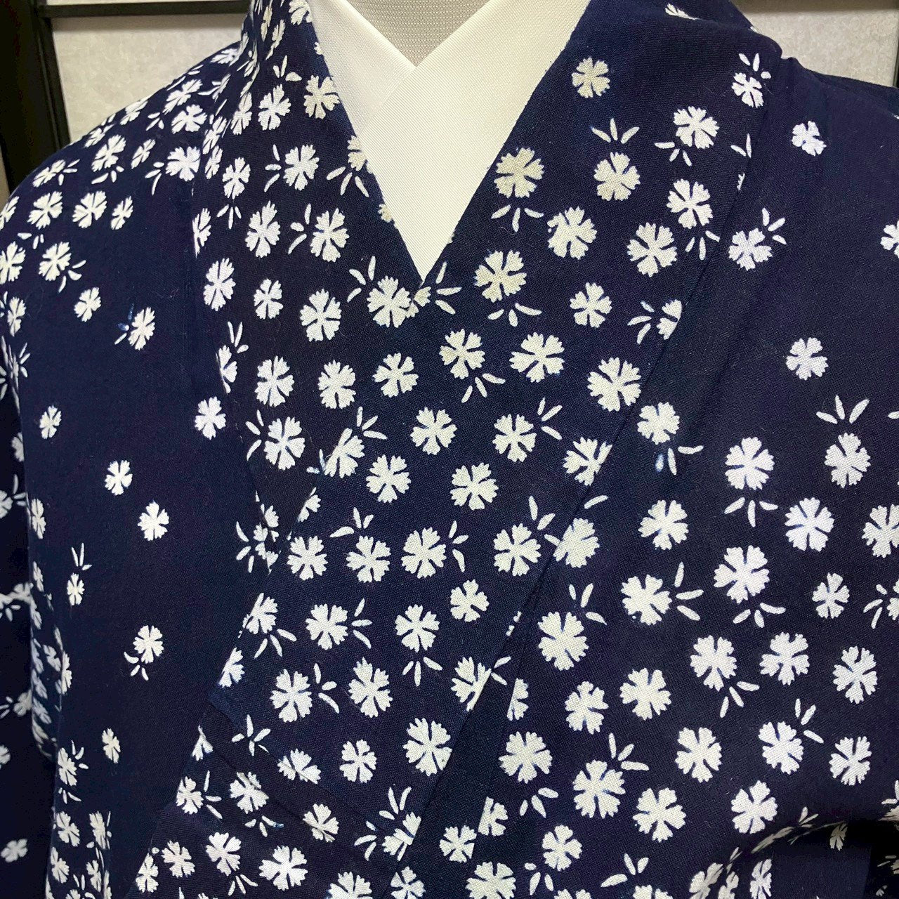 ［9142］浴衣 小花柄 ゆかた レディース 綿 リメイク