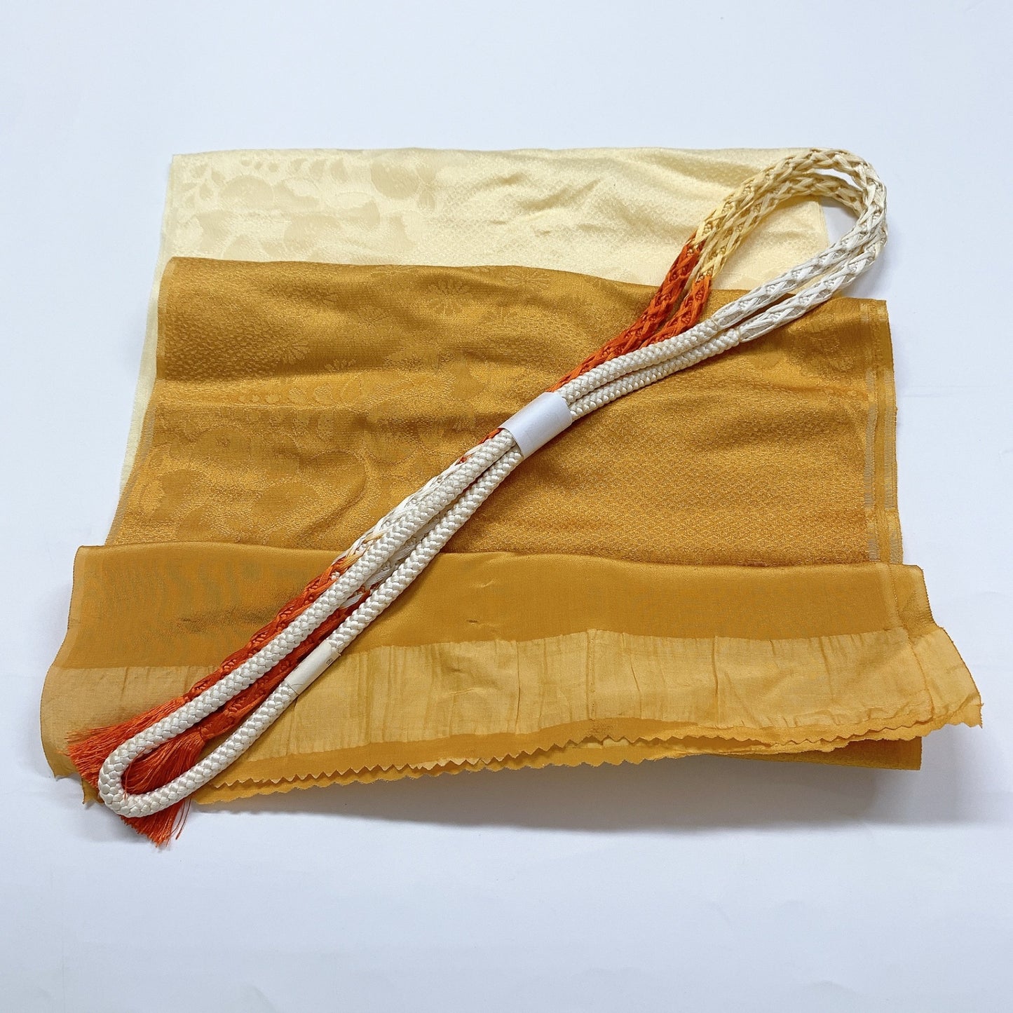 ［8623］帯締め 帯揚げ セット 辻ヶ花 絞り 正絹 着物 帯絞め